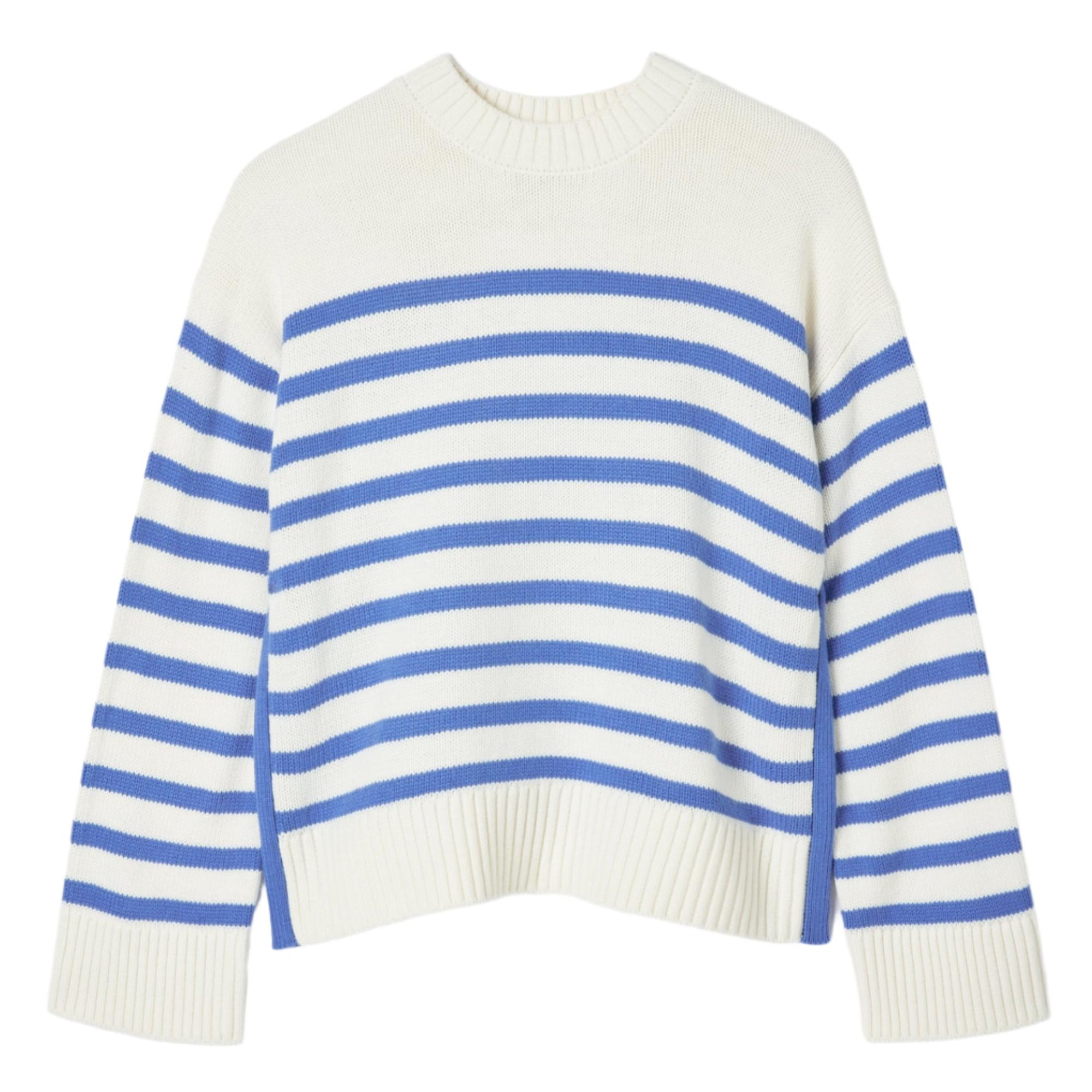 Product image 1 of 6 of Joules Women's Alexandra Stripe Jumper - Cream/Blue
