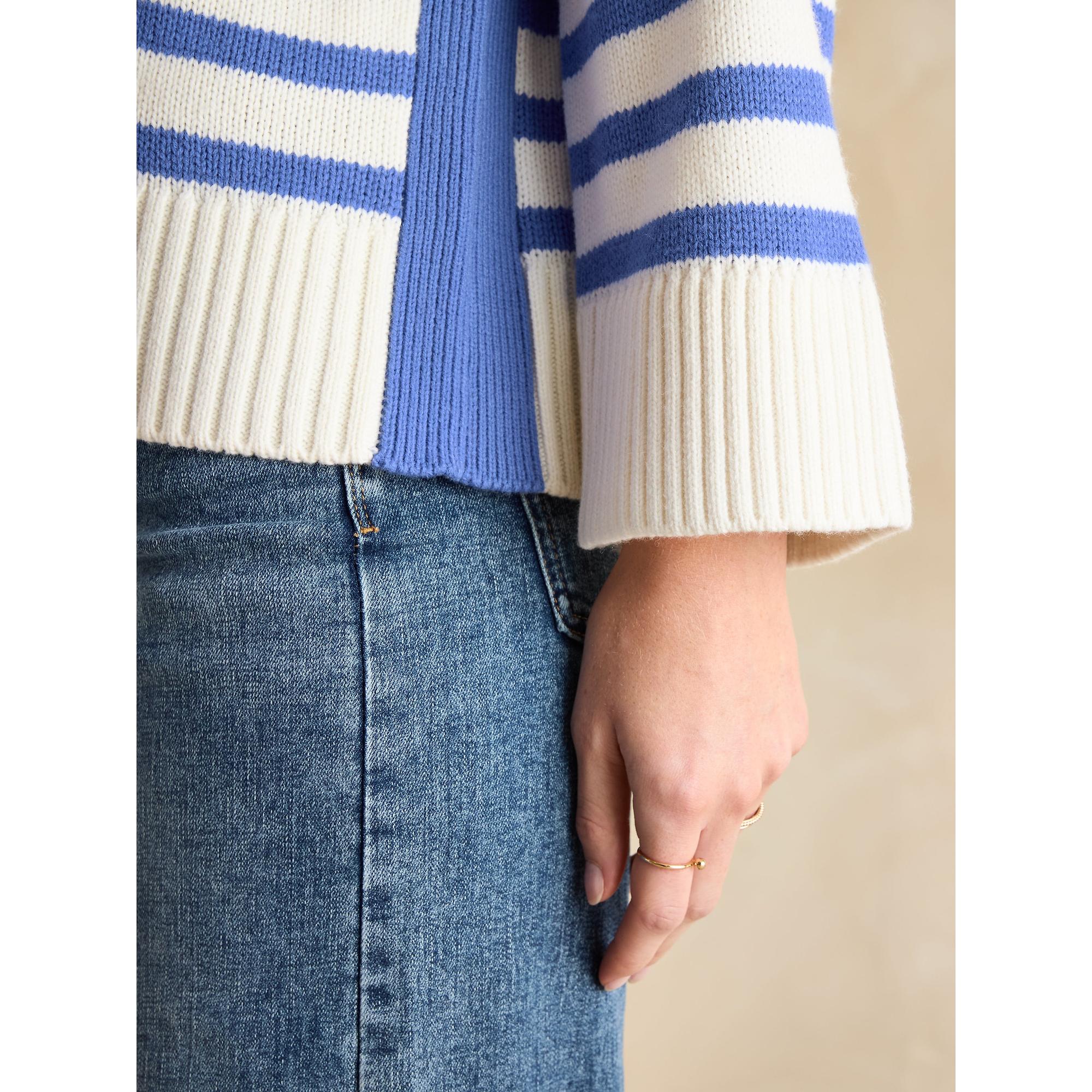 Product image 6 of 6 of Joules Women's Alexandra Stripe Jumper - Cream/Blue
