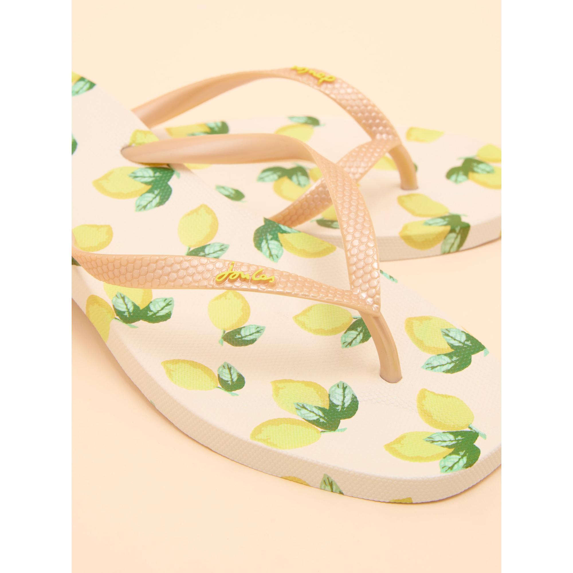 Product image 2 of 5 of Joules Women's Sunvale Flip Flops - Cream/Gold