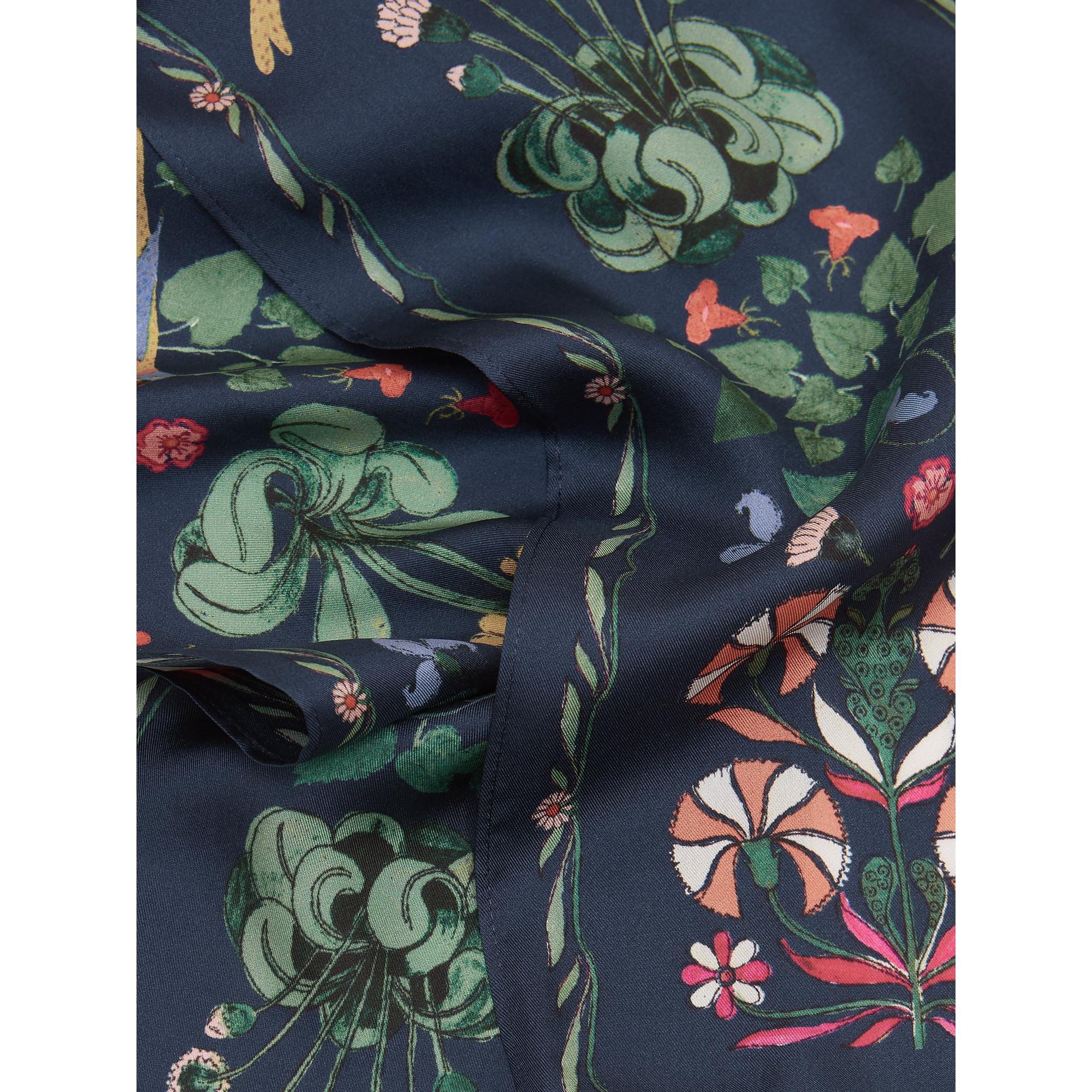 Product image 3 of 6 of Joules Women's Highgrove Skinny Scarf - Navy Floral