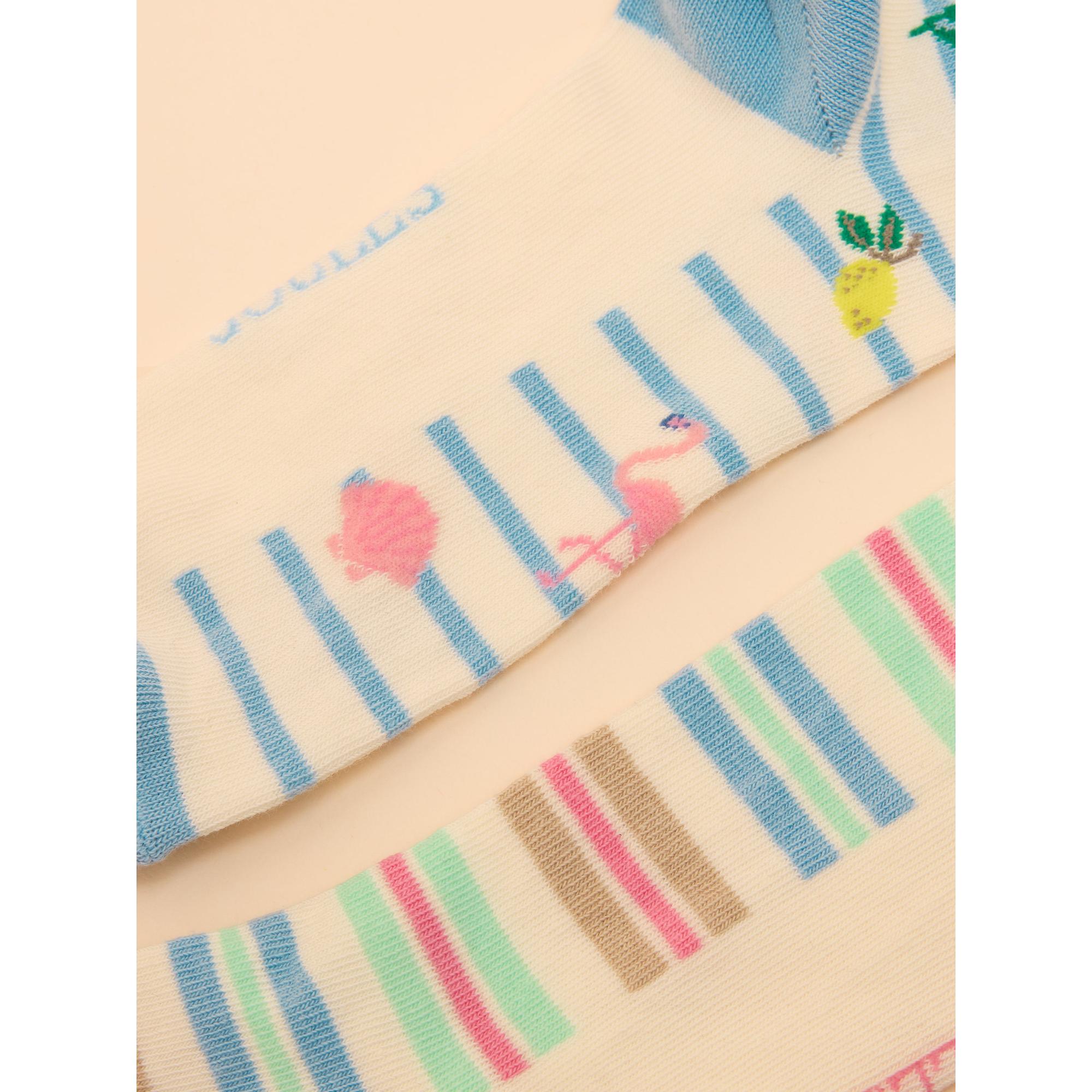 Product image 3 of 3 of Joules Women's Everyday Socks 2 Pack UK 4-8 - Summer Icons