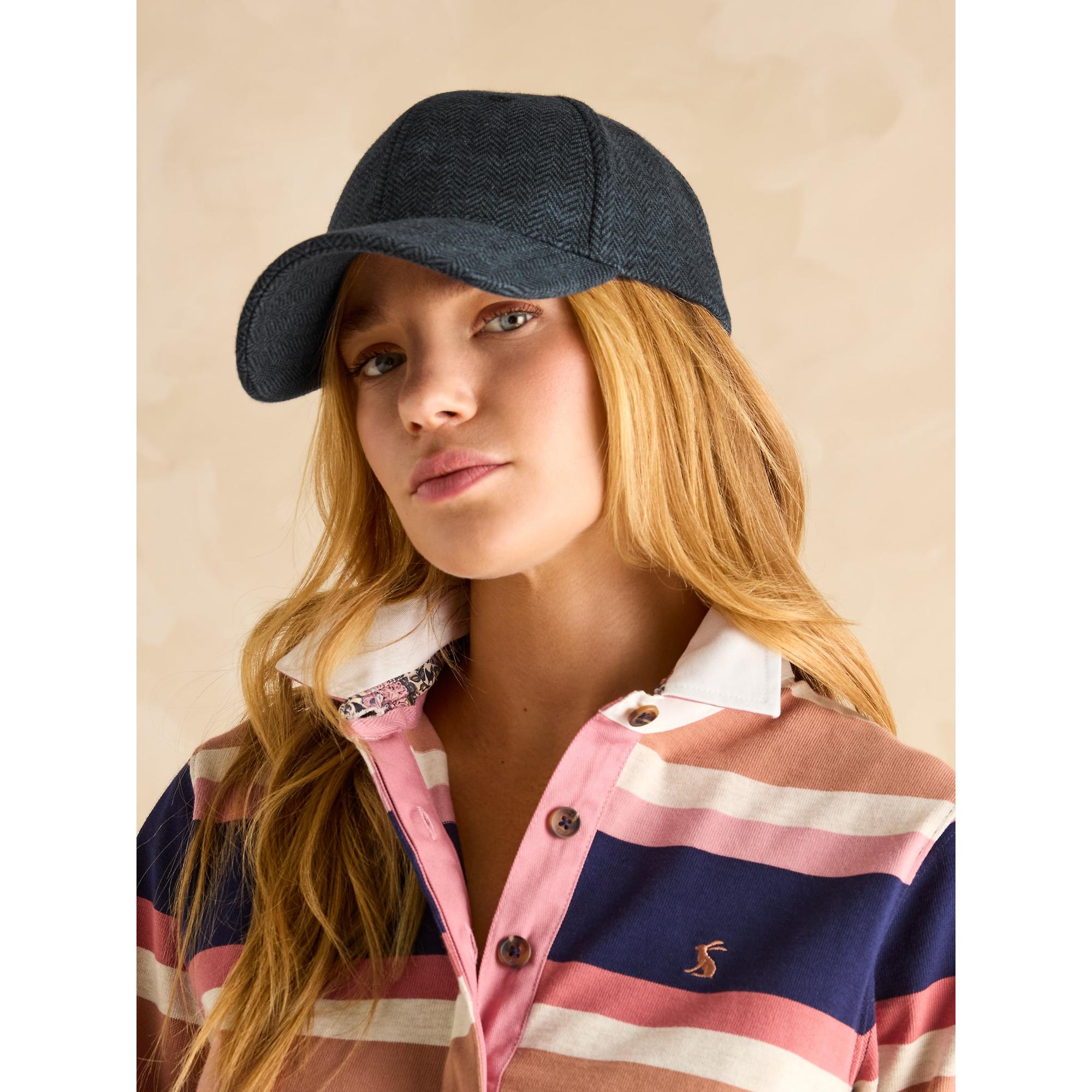 Product image 7 of 7 of Joules Women's Daley Herringbone Cap - Navy