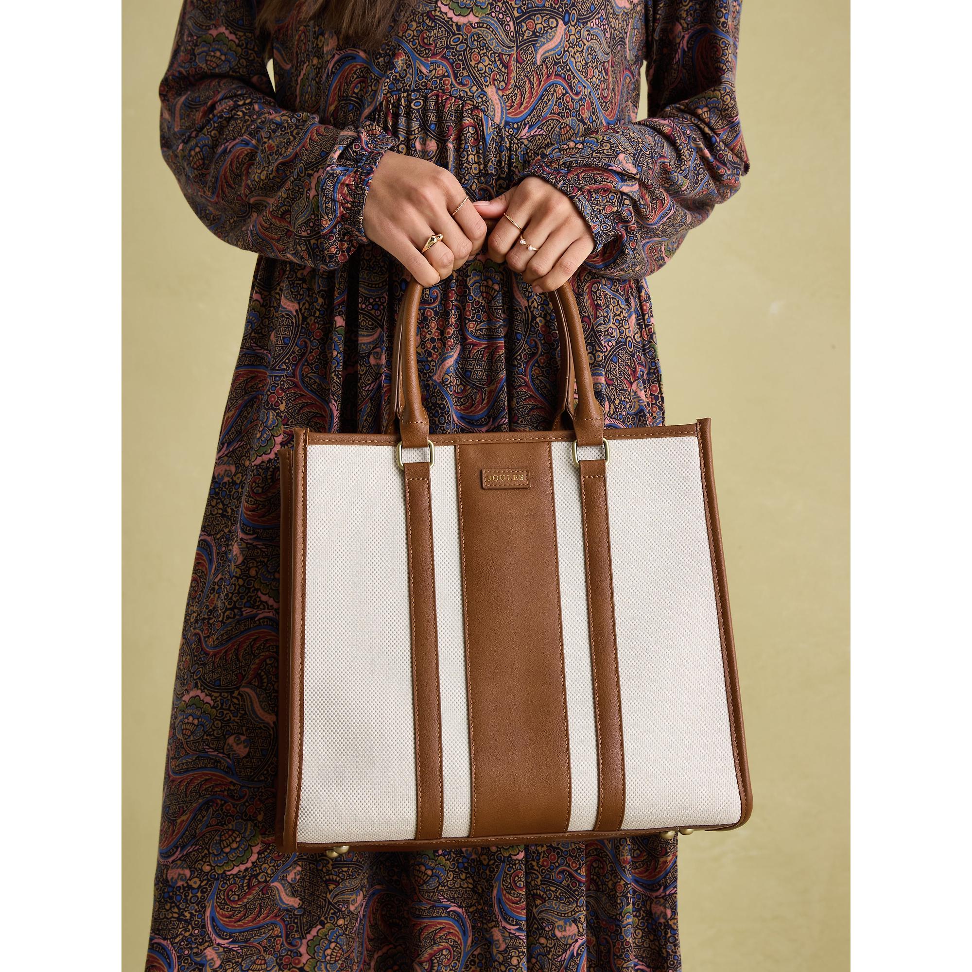 Product image 6 of 7 of Joules Women's Rushbury Tote Bag - Tan/Ecru