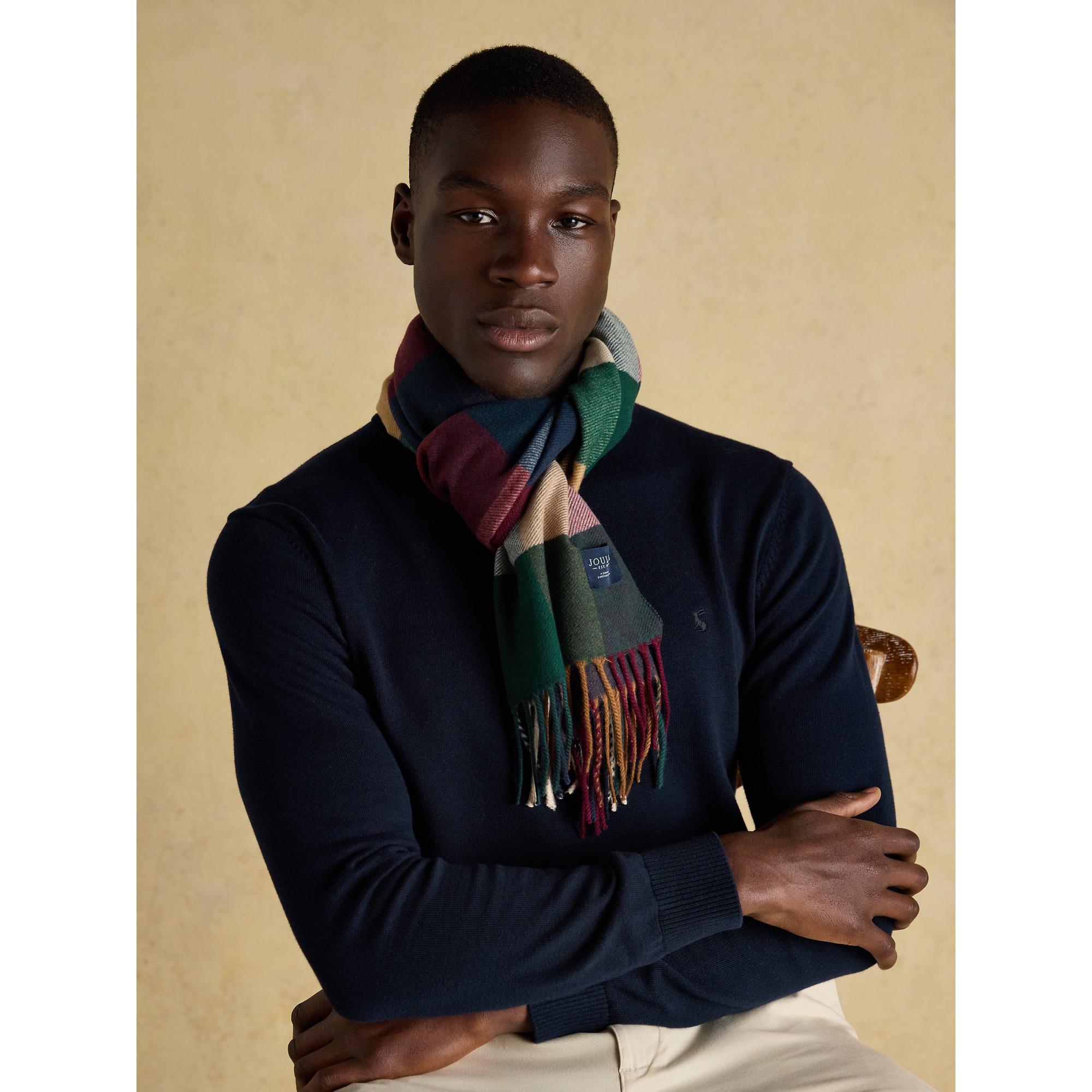Product image 2 of 6 of Joules Men's Langtree Scarf - Teal Blue
