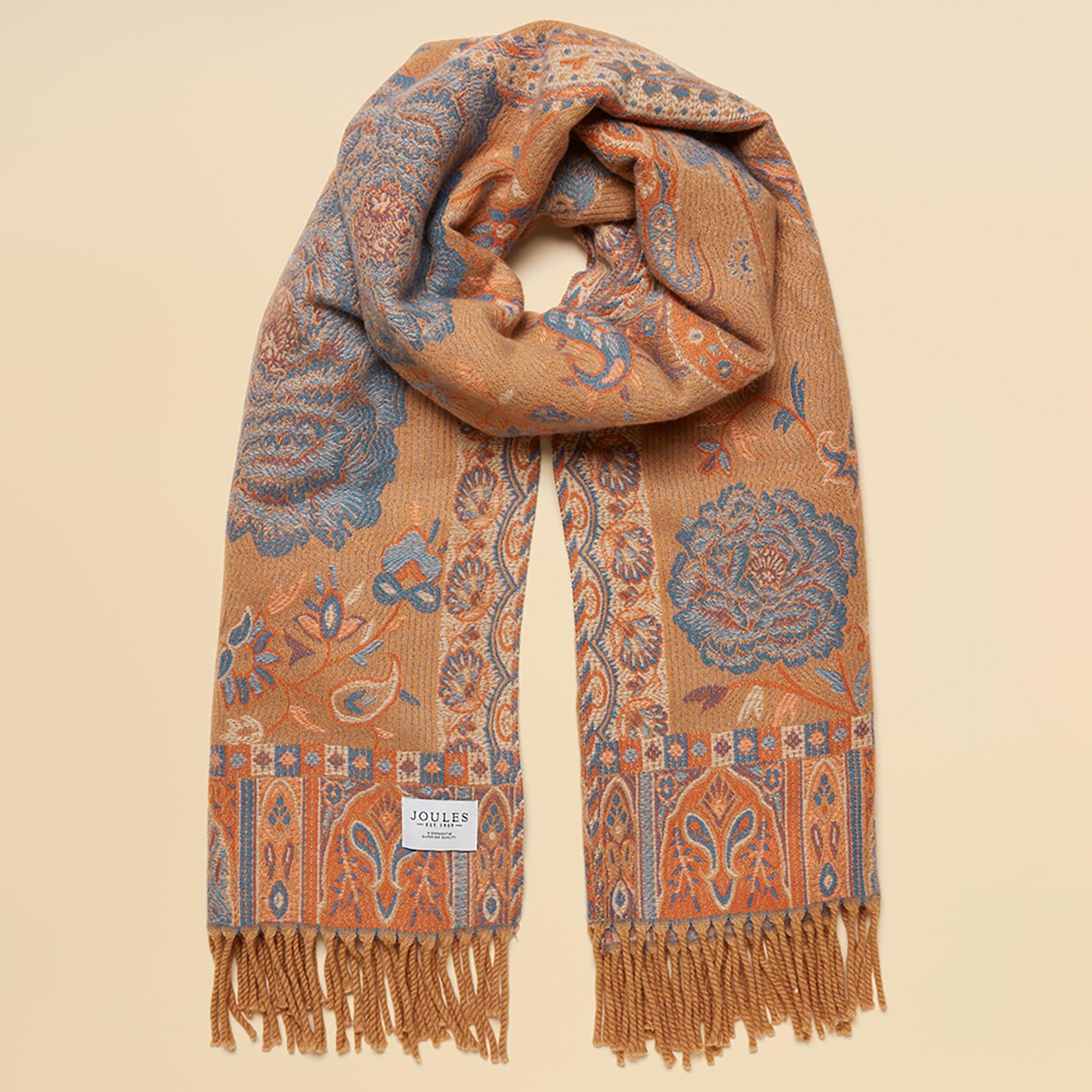 Product image 1 of 8 of Joules Women's Erin Jacquard Scarf - Neutral
