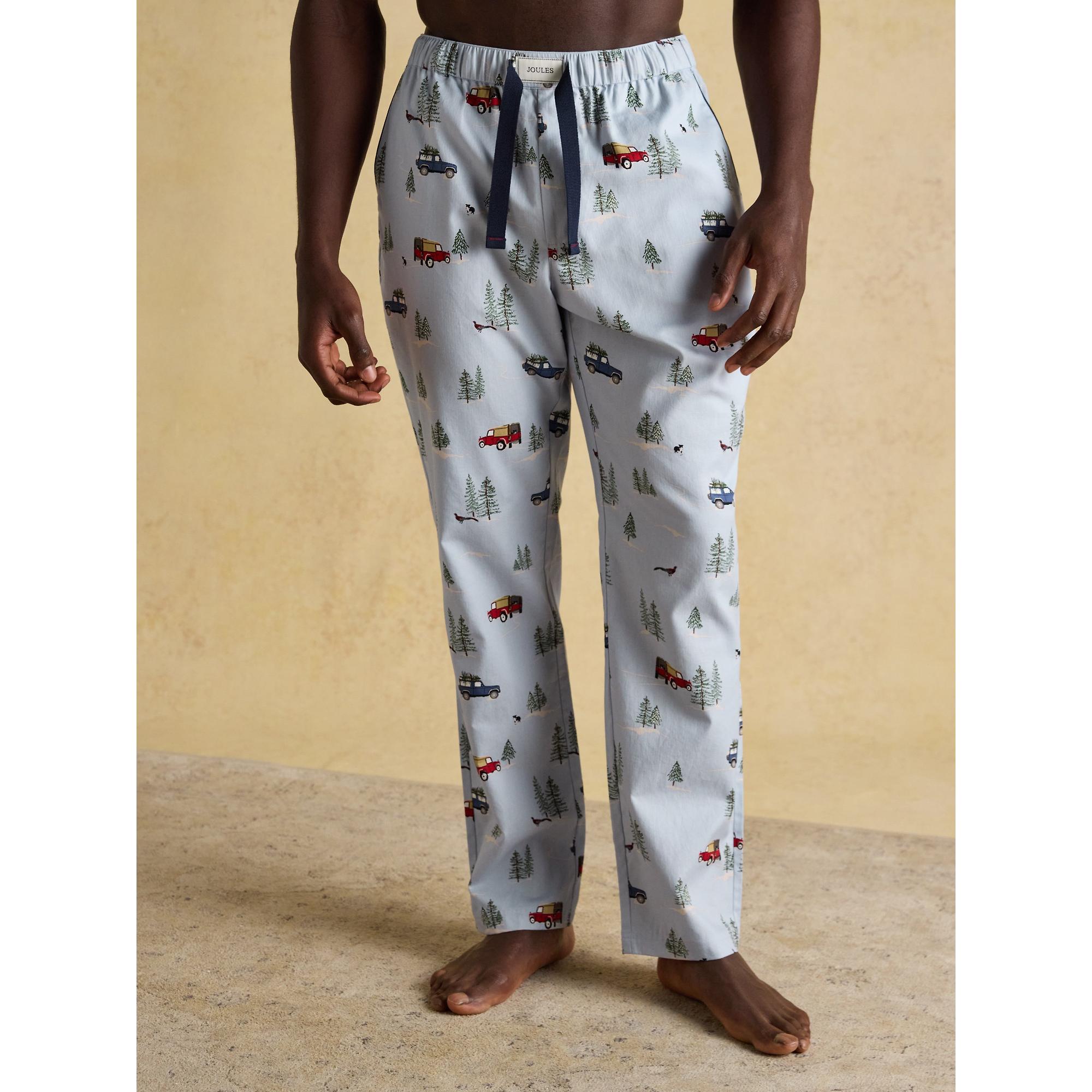 Product image 2 of 5 of Joules Men's Dozer Cotton Pyjama Bottoms - Light Blue