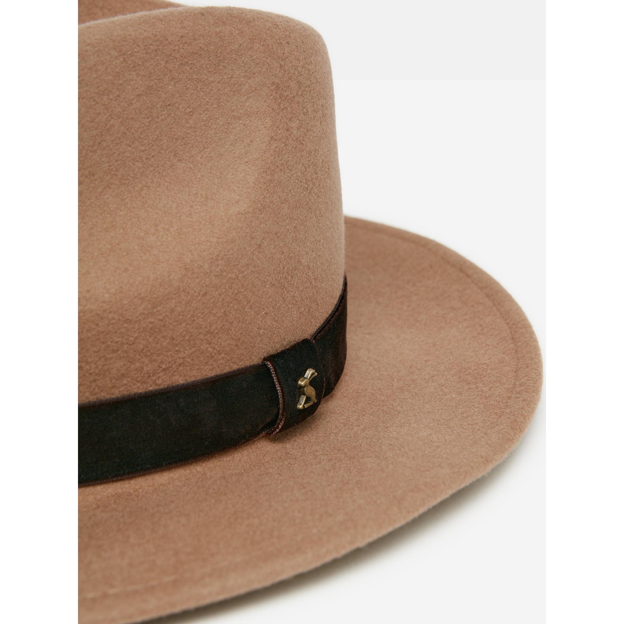 Product image 5 of 6 of Joules Women's Maude Wool Fedora Hat - Tan