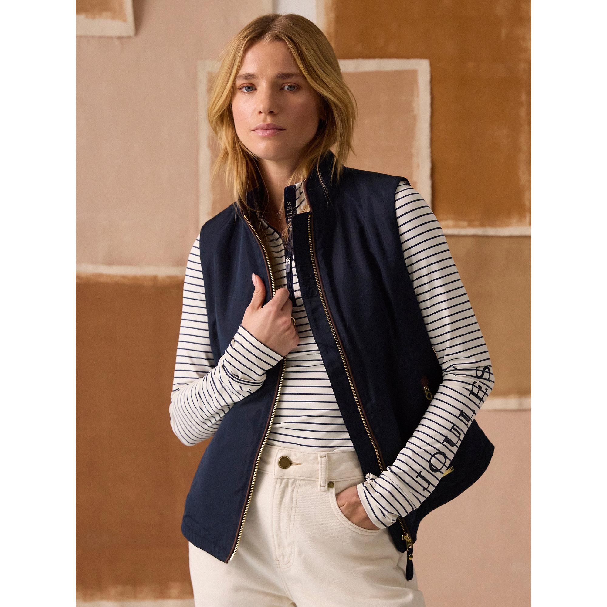 Product image 2 of 2 of Joules Women's Farnham Fleece Lined Lightweight Gilet - Navy Blue