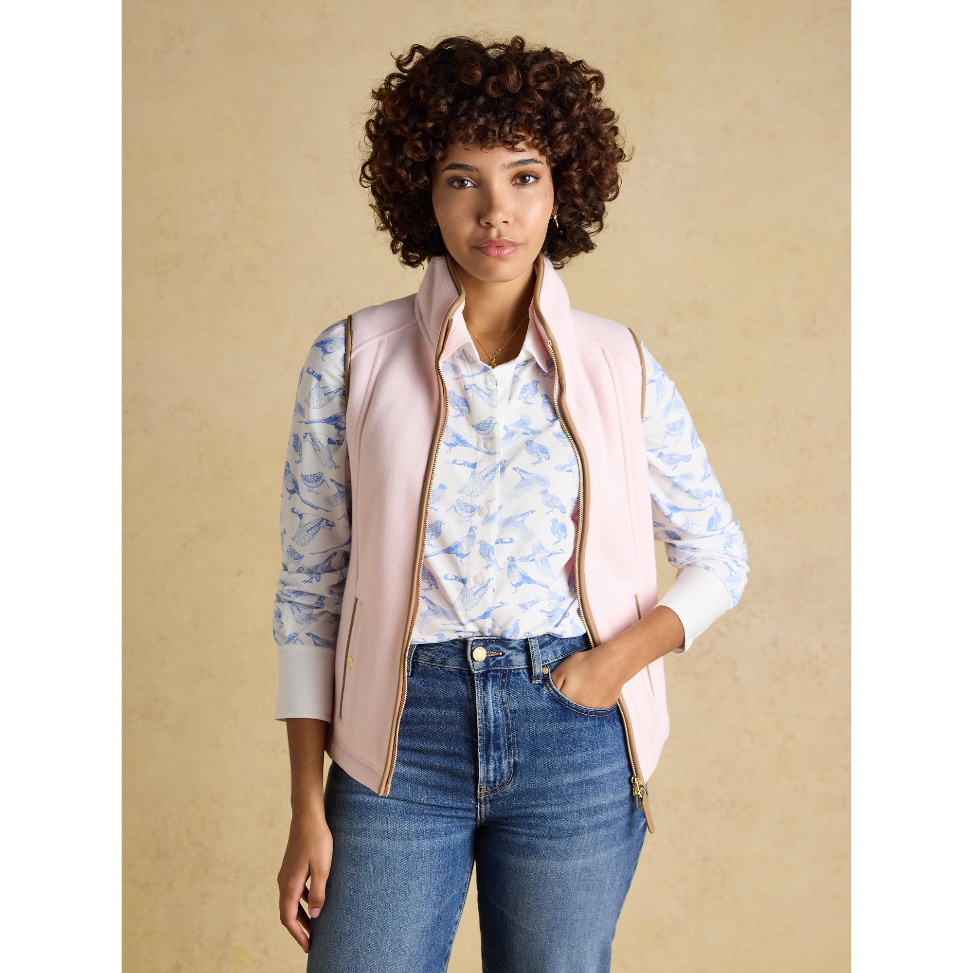 Product image 6 of 11 of Joules Women's Heritage Regular Fleece Gilet - Light Pink