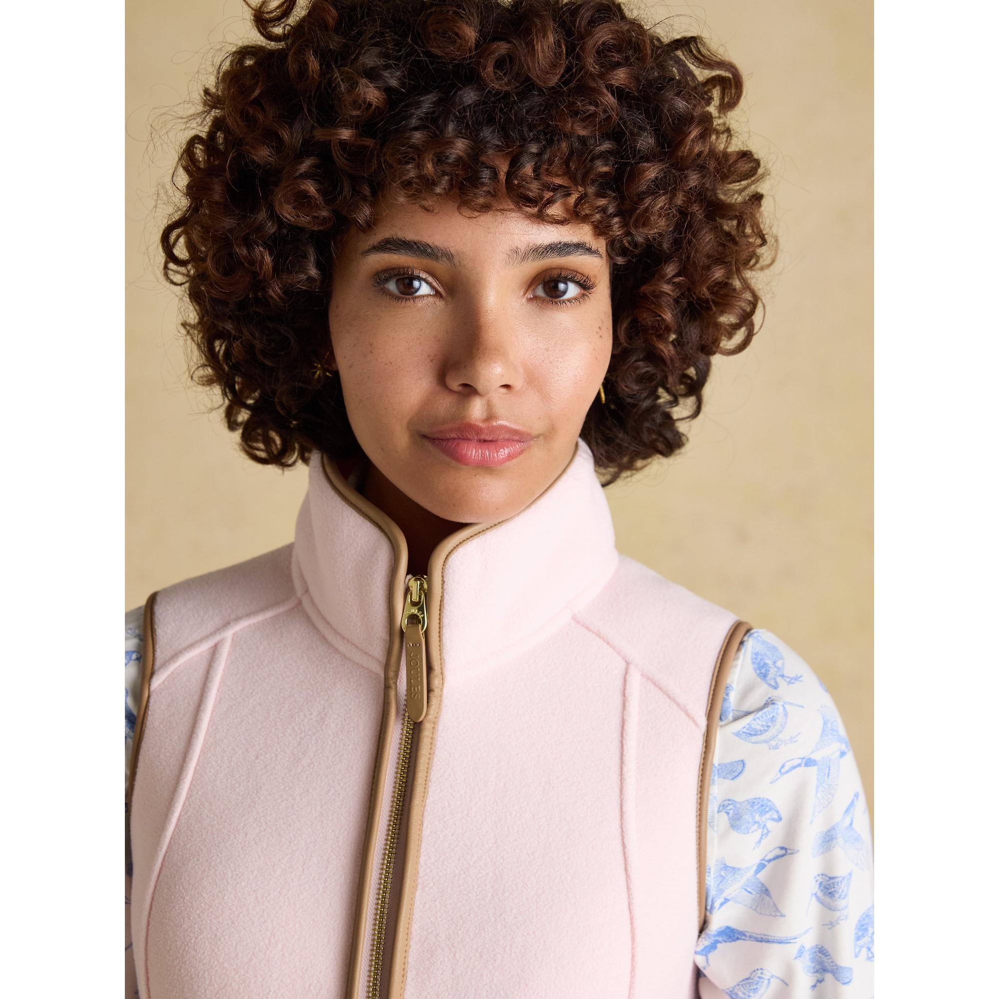 Product image 9 of 11 of Joules Women's Heritage Regular Fleece Gilet - Light Pink