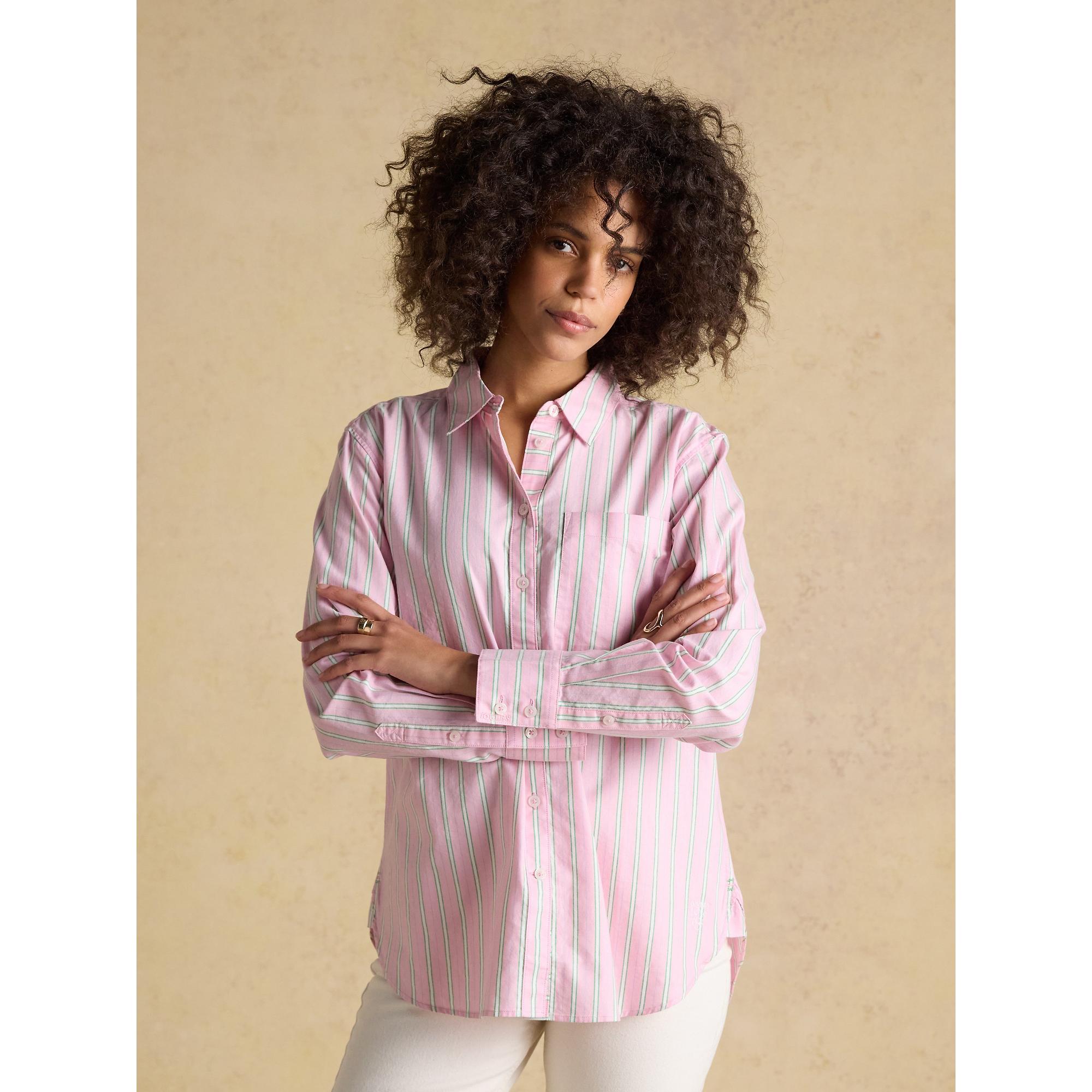 Product image 2 of 10 of Joules Women's Boyfriend Fit Oxford Shirt - Pink Striped