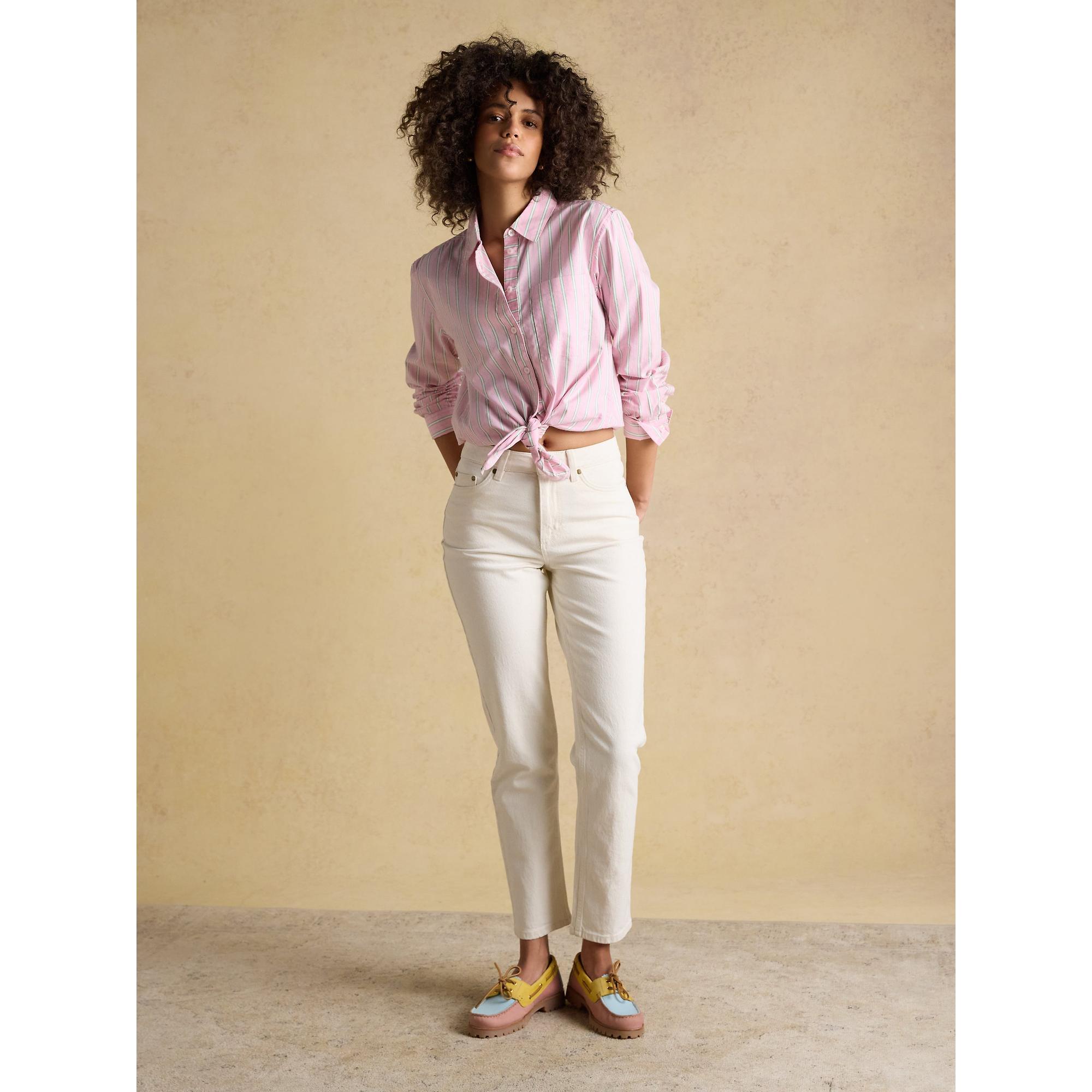 Product image 6 of 10 of Joules Women's Boyfriend Fit Oxford Shirt - Pink Striped