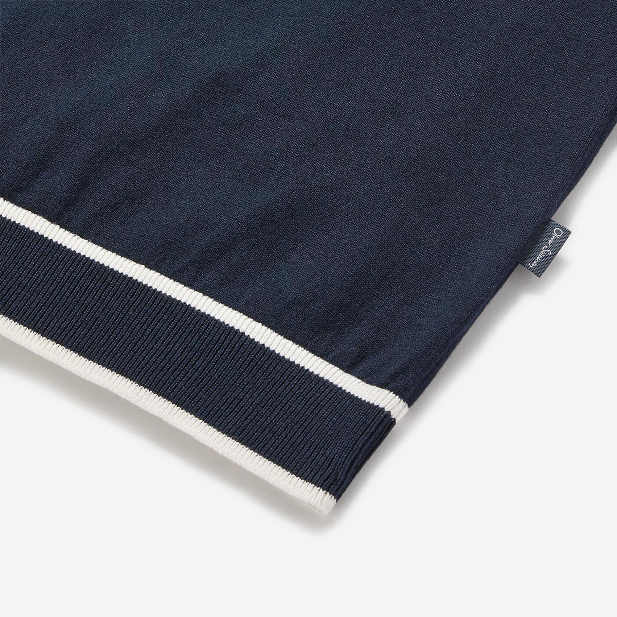 Product image 4 of 7 of Oliver Sweeney Men's Garras Knitted Riviera Polo Shirt - Navy