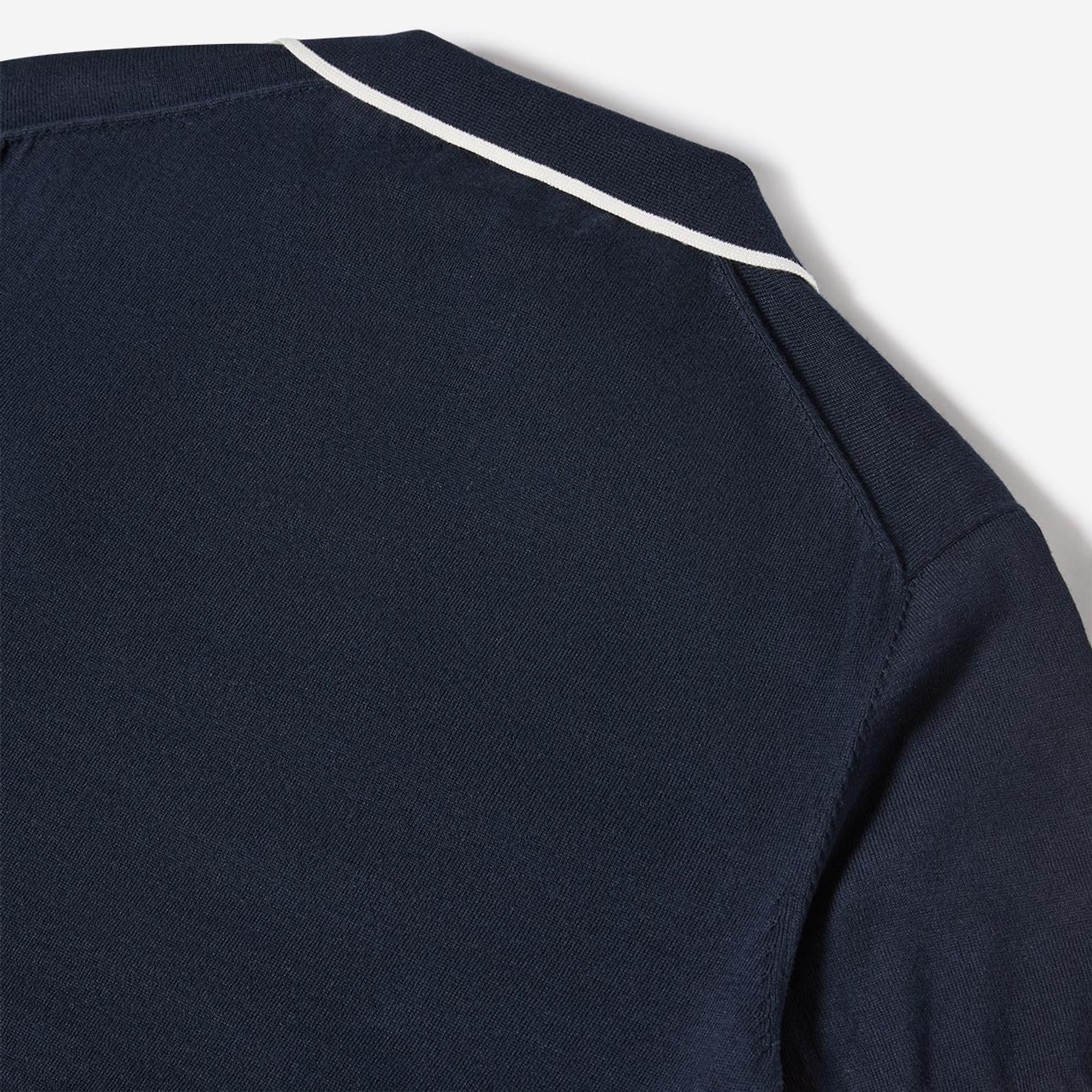 Product image 3 of 7 of Oliver Sweeney Men's Garras Knitted Riviera Polo Shirt - Navy