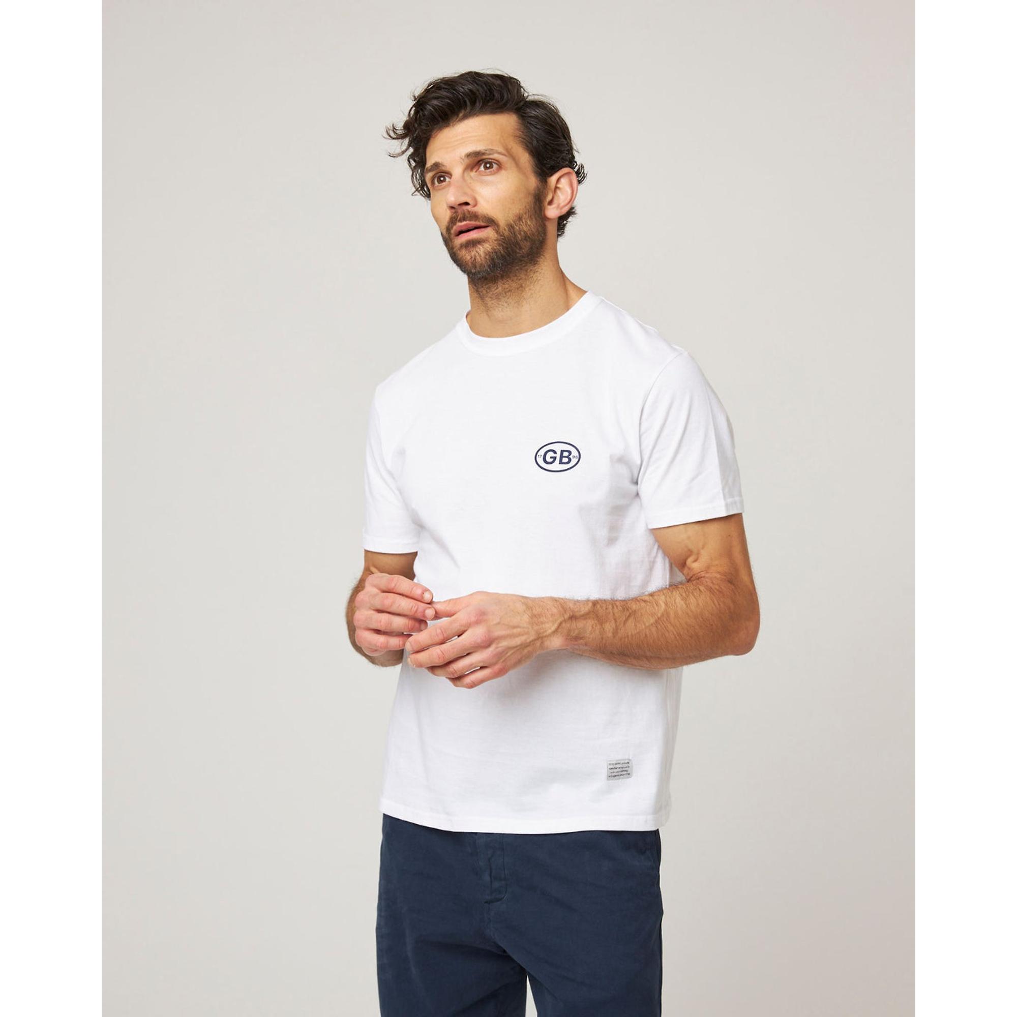 Product image 3 of 8 of Peregrine Men's Made In England GB Graphic T-Shirt - White