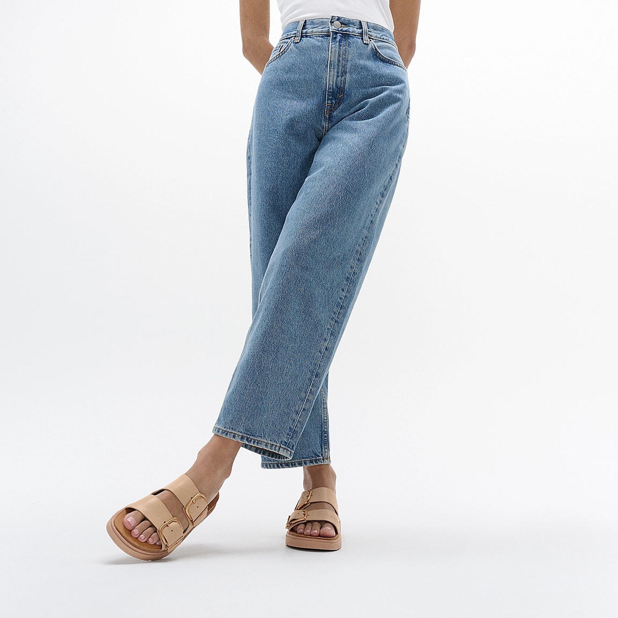 Product image 2 of 6 of FitFlop Women's GEN-FF Buckle Two-Bar Leather Slides - Classic Beige