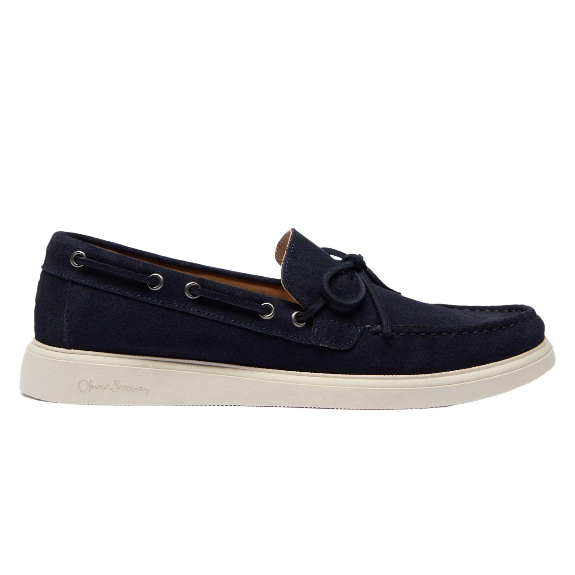 Product image 1 of 5 of Oliver Sweeney Men's Girona Calf Suede Boat Shoes - Navy