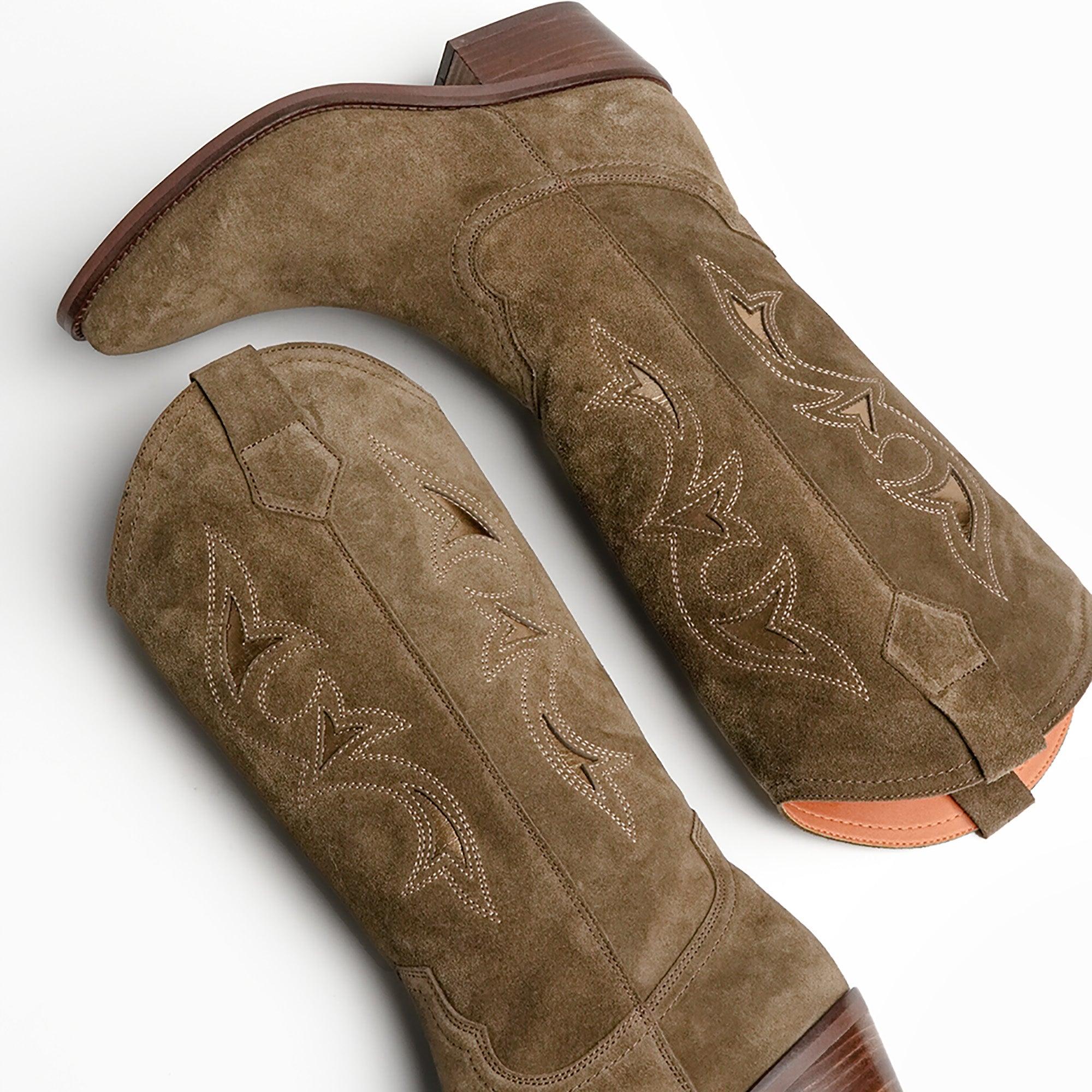 Product image 5 of 5 of Penelope Chilvers Women's Goldie Paloma Suede Boots - Truffle