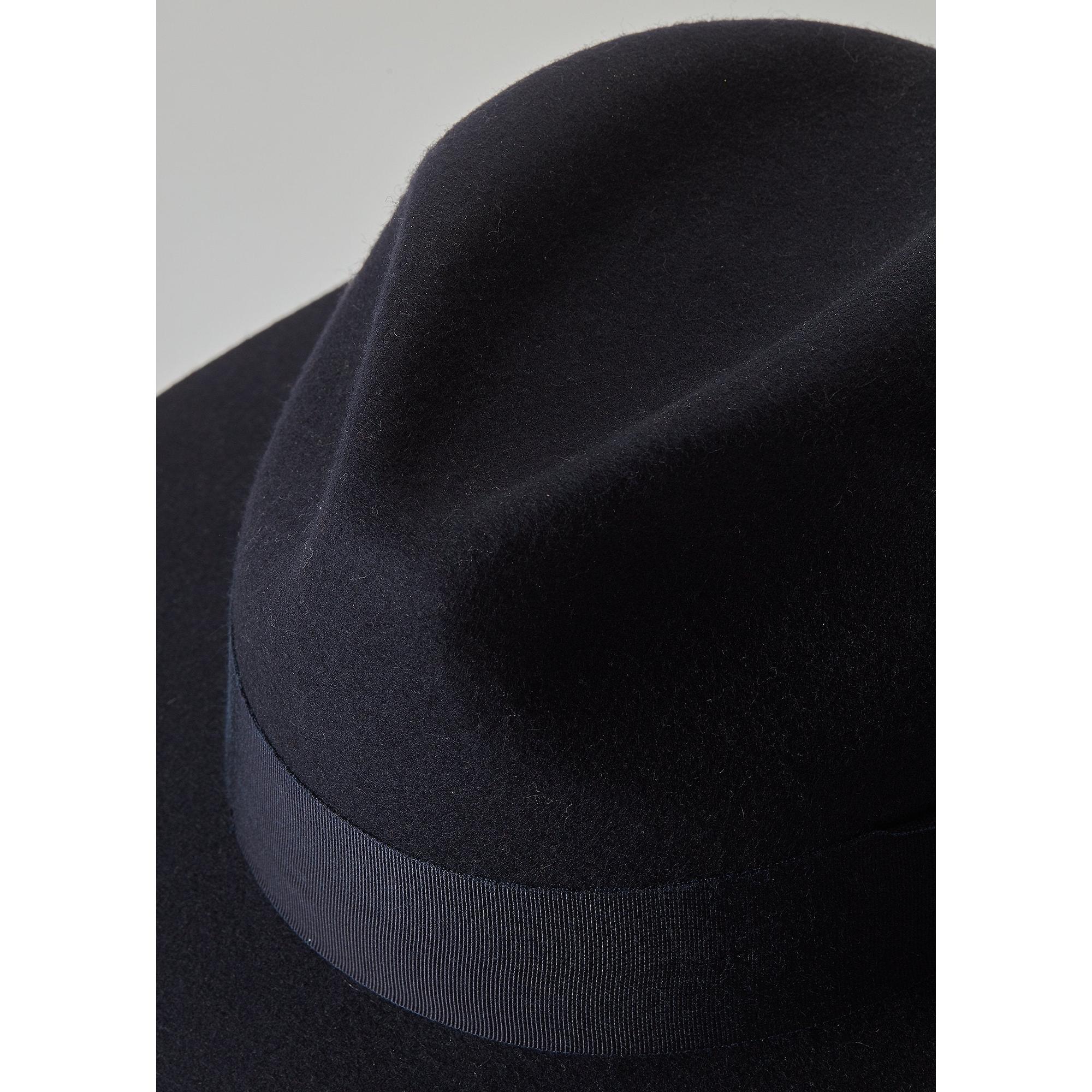 Product image 8 of 8 of Holland Cooper Trilby Hat Spot Feather - Ink Navy