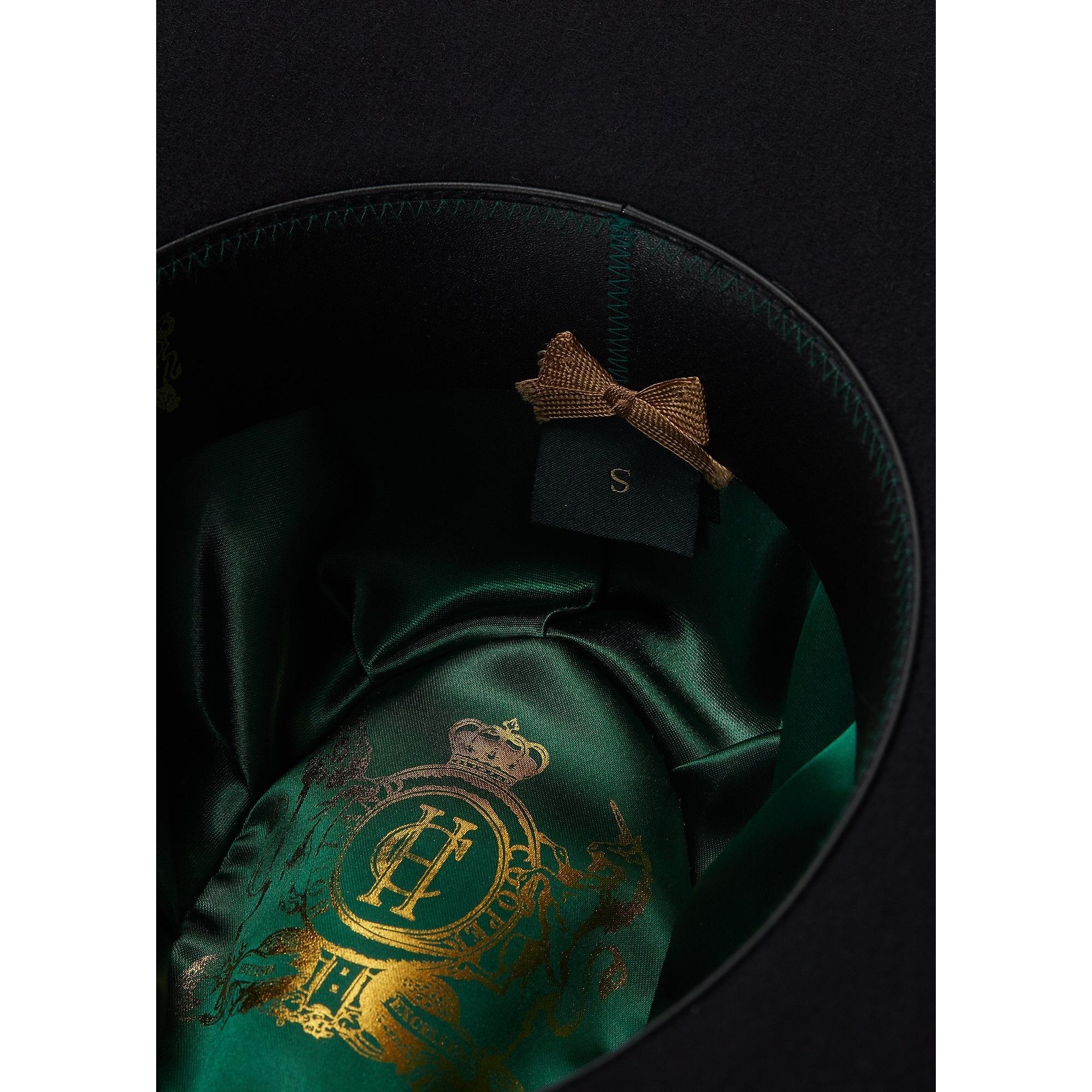 Product image 7 of 8 of Holland Cooper Trilby Hat Spot Feather - Ink Navy