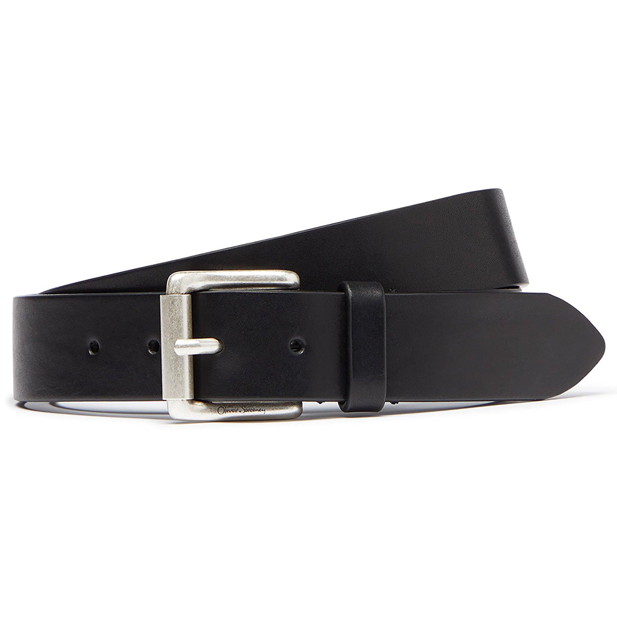 Product image 1 of 3 of Oliver Sweeney Men's Garda Calf Leather Belt - Black