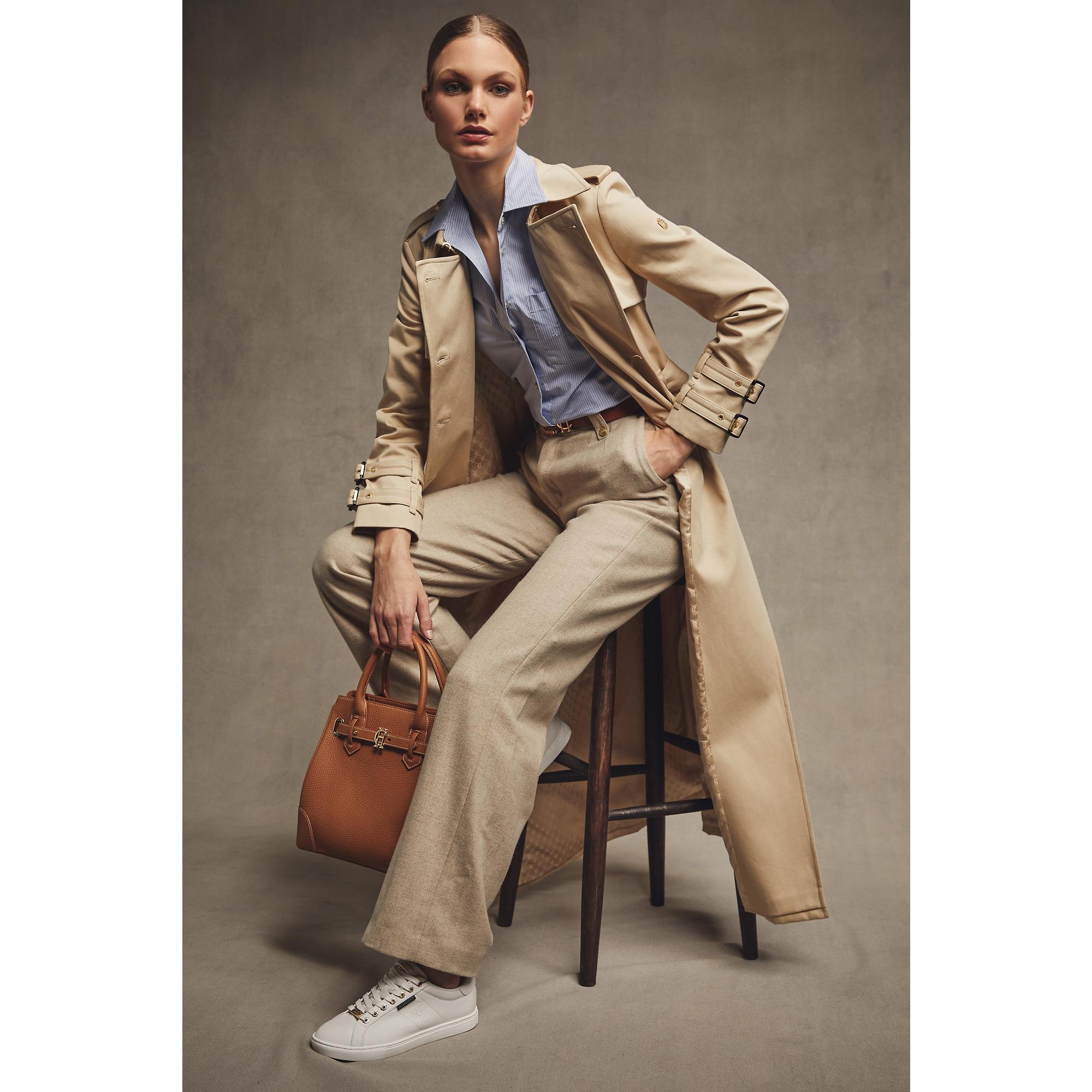 Product image 4 of 12 of Holland Cooper Women's Chelsea Court Trainers - White