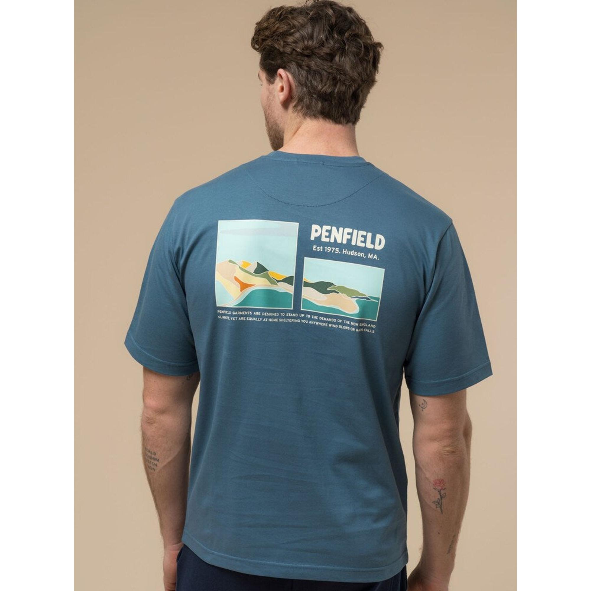 Product image 2 of 6 of Penfield Men's Block Landscape Graphic T-Shirt - Blue