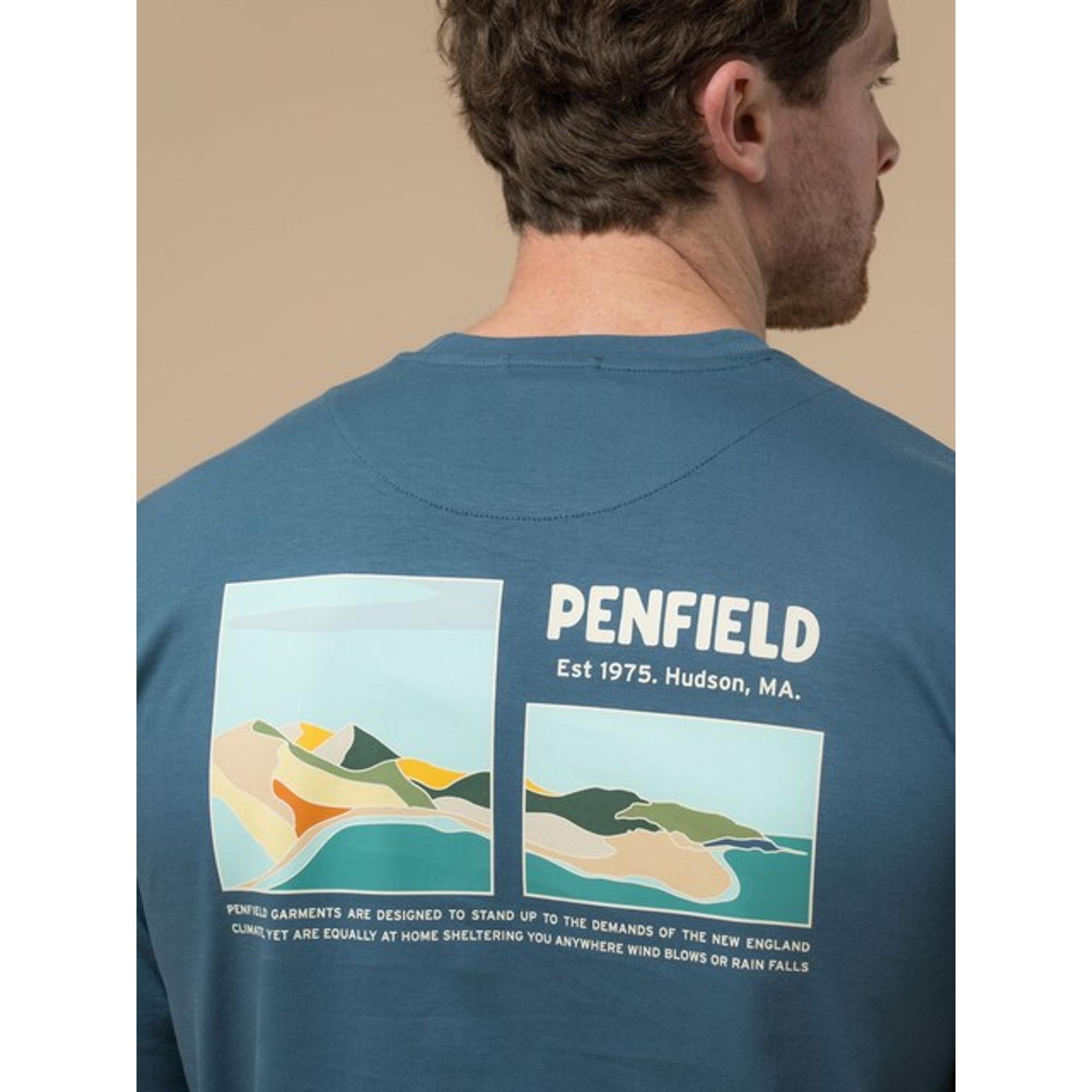 Product image 6 of 6 of Penfield Men's Block Landscape Graphic T-Shirt - Blue