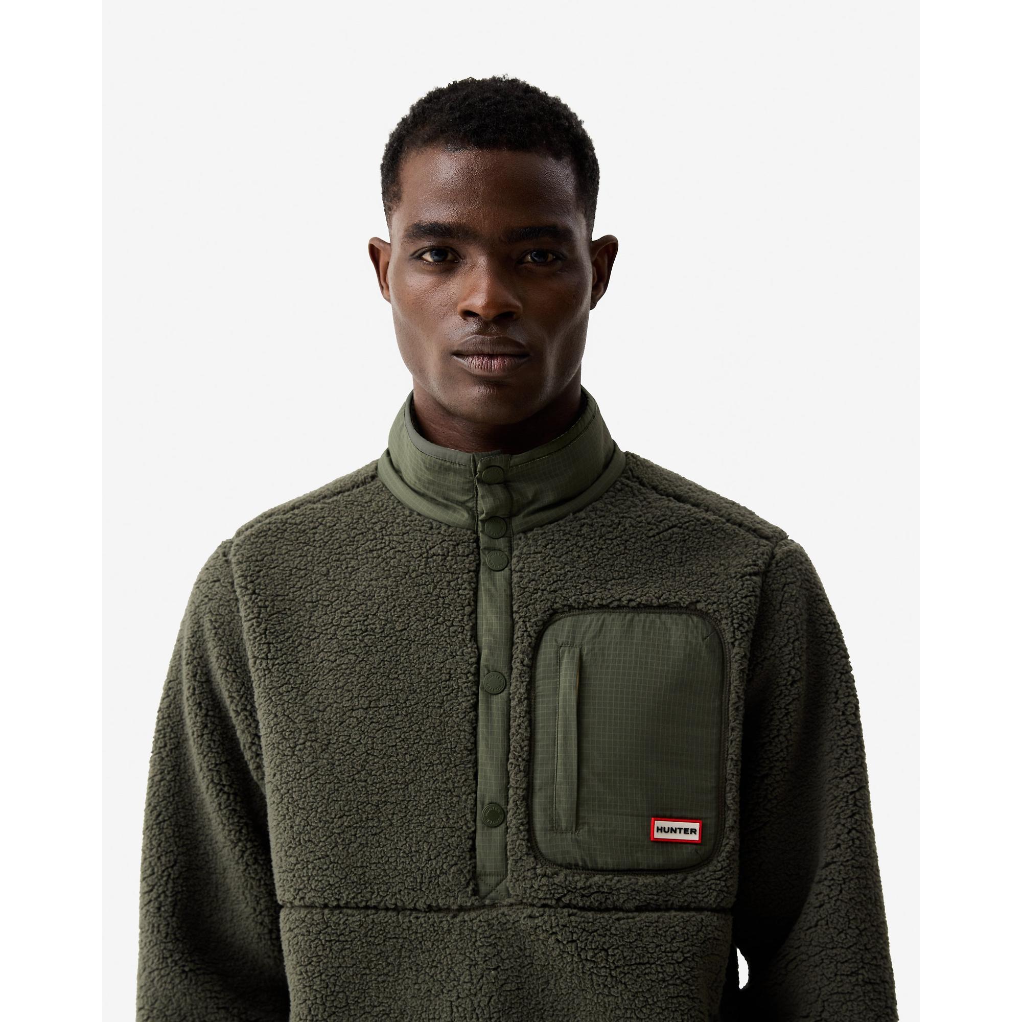 Product image 4 of 4 of Hunter Men's Athol Half Zip Borg Fleece Jacket - Kambaba