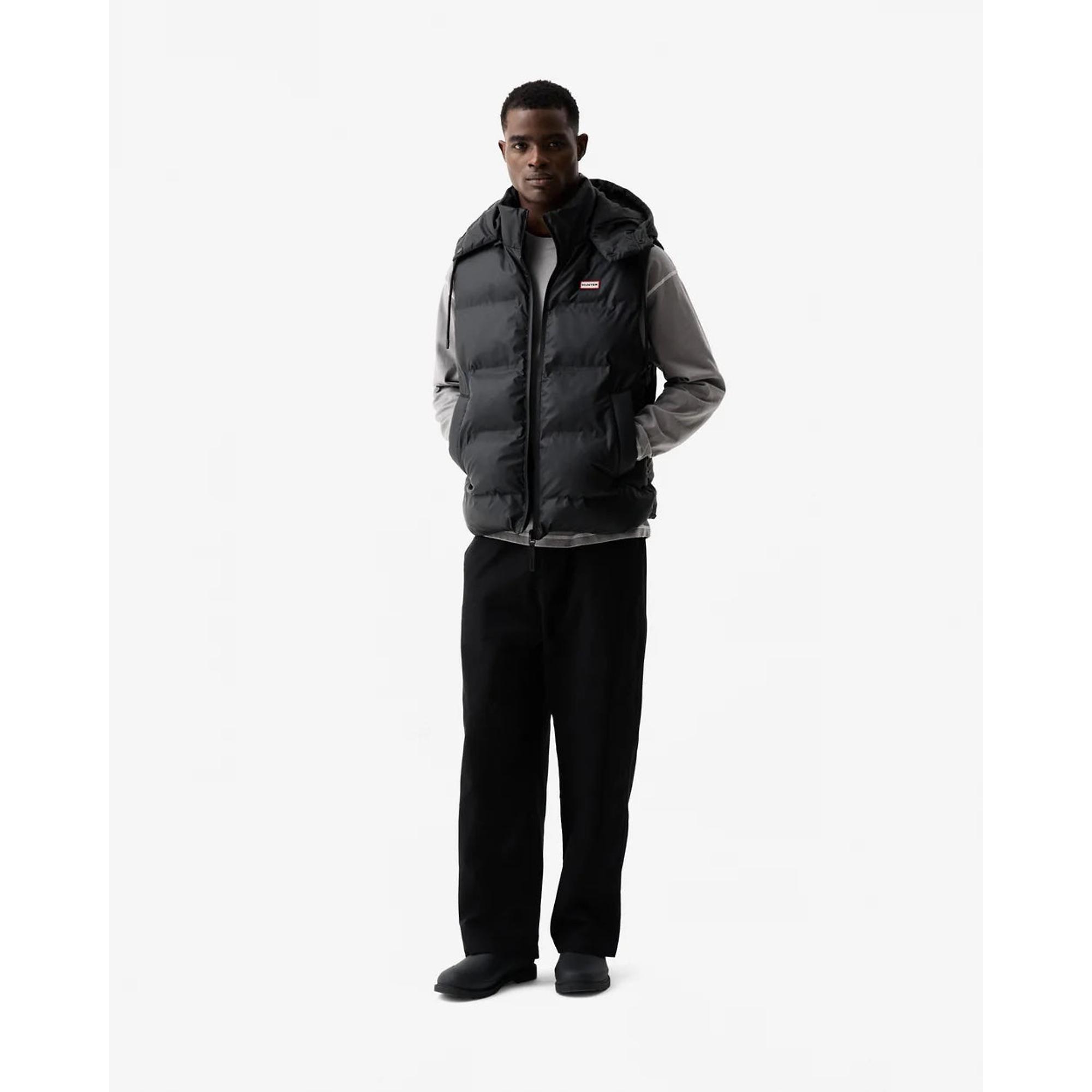Product image 2 of 5 of Hunter Men's Alistar Sonic Welded PU Puffer Gilet - Black