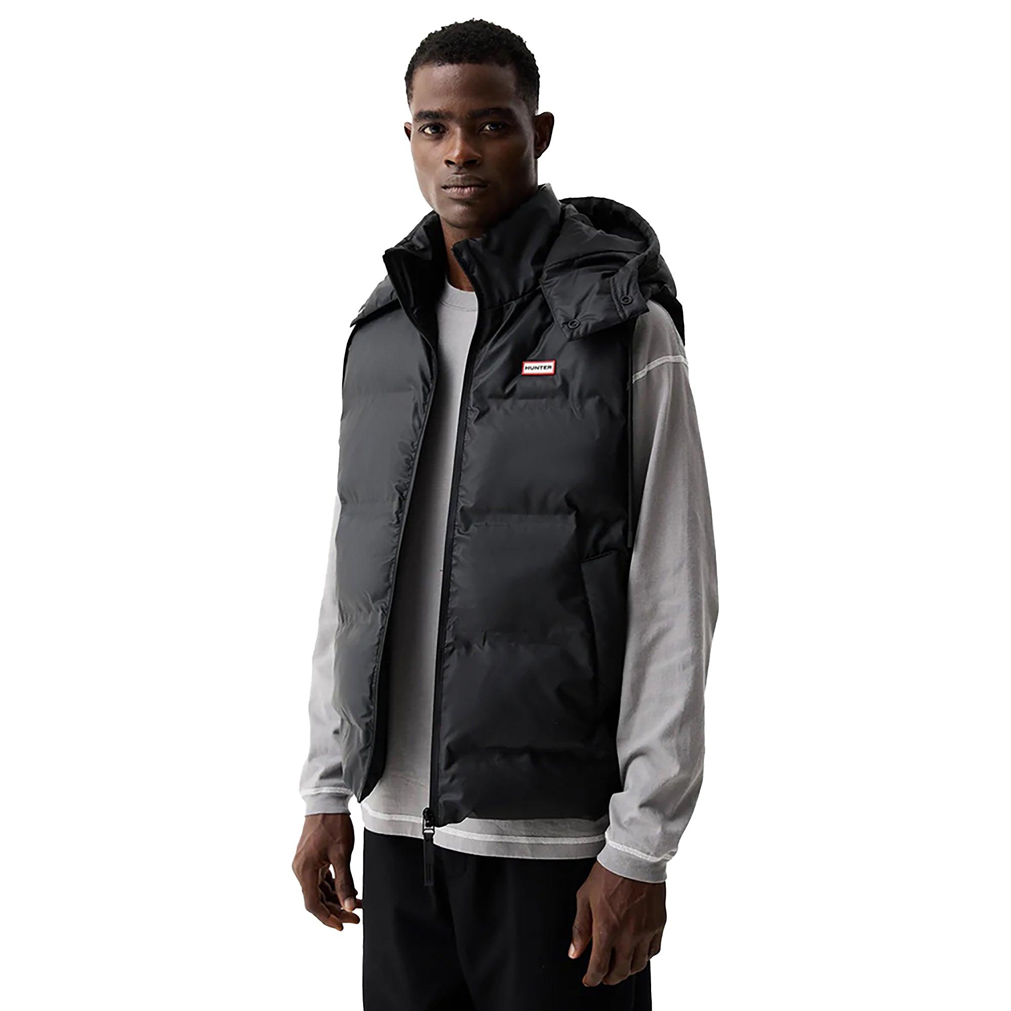 Product image 1 of 5 of Hunter Men's Alistar Sonic Welded PU Puffer Gilet - Black