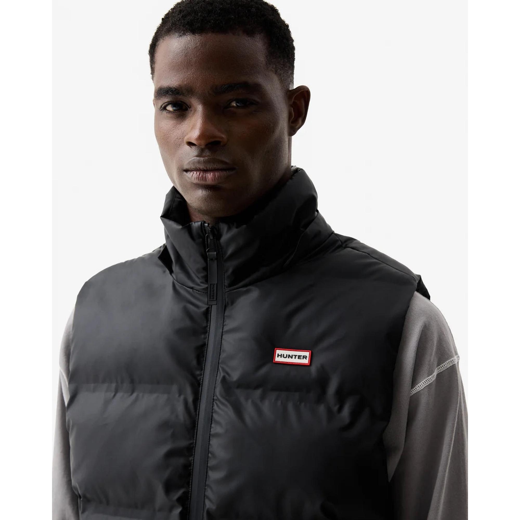 Product image 4 of 5 of Hunter Men's Alistar Sonic Welded PU Puffer Gilet - Black