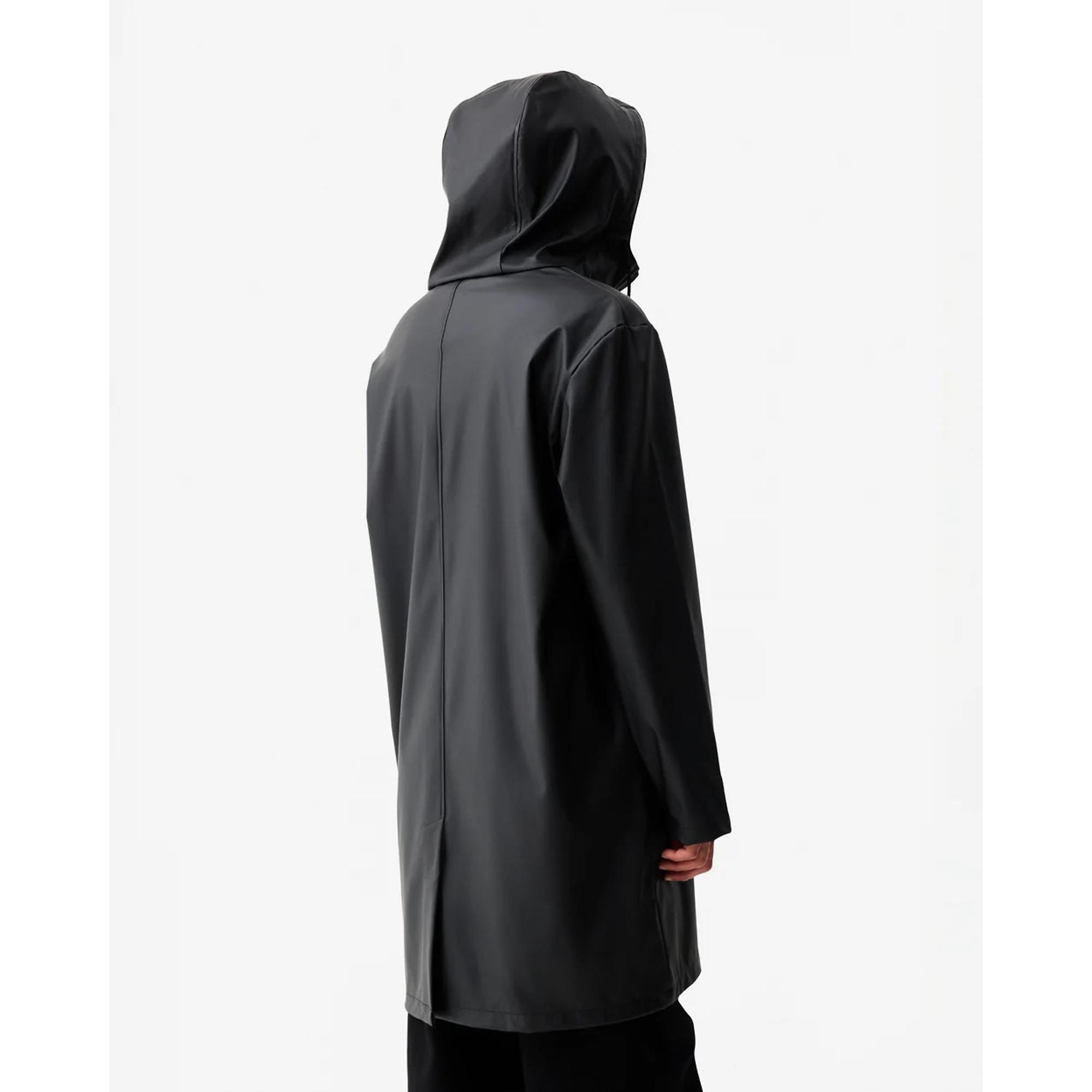 Product image 7 of 9 of Hunter Unisex Downpour Andrea Pu Rain Coat - Hunter Black