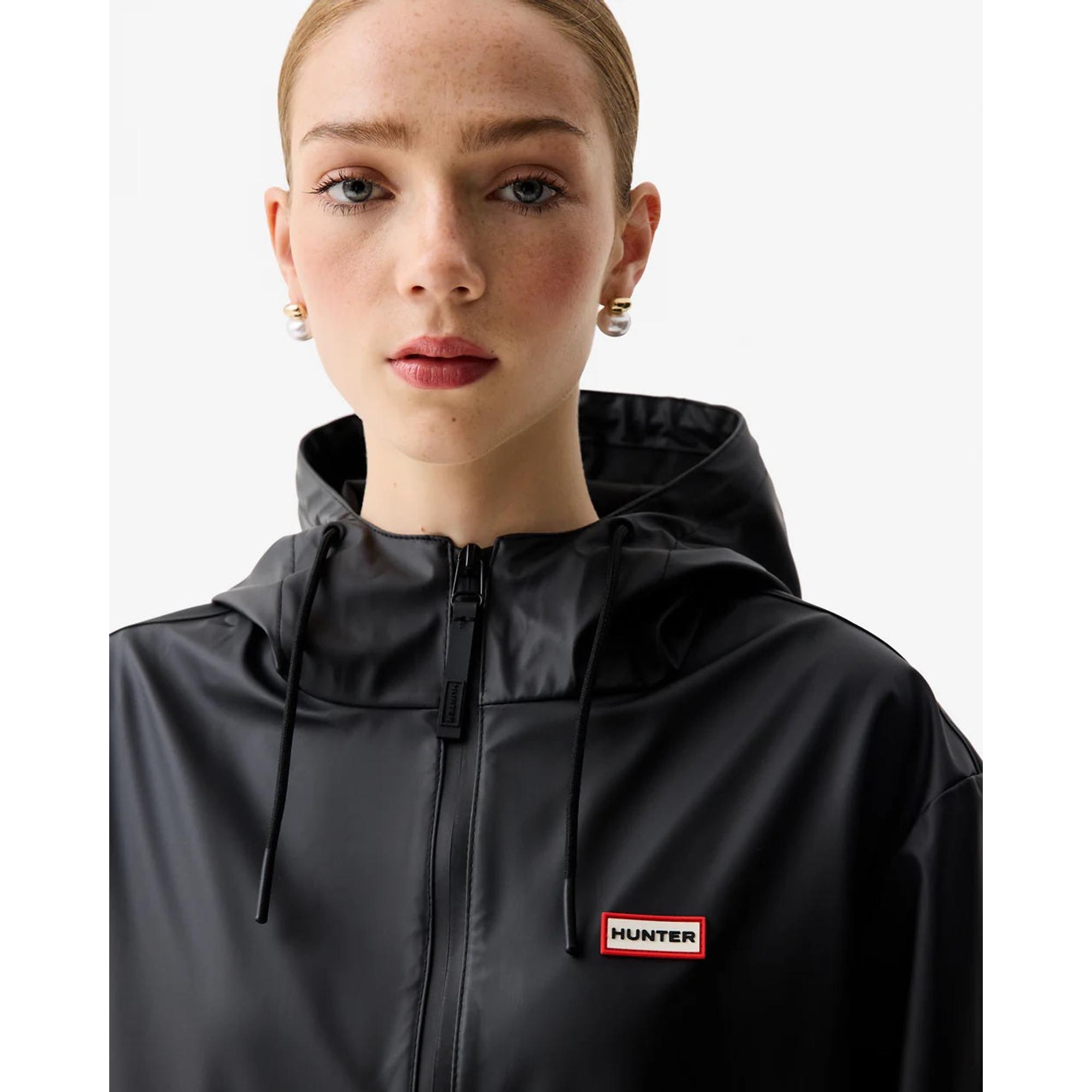 Product image 8 of 9 of Hunter Unisex Downpour Andrea Pu Rain Coat - Hunter Black