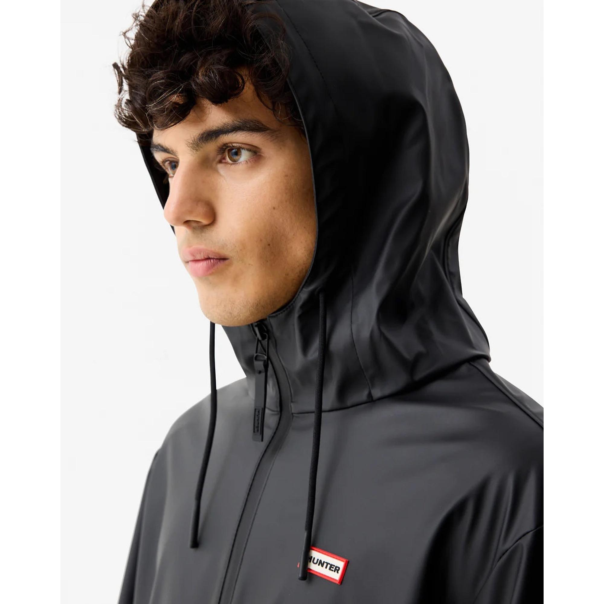 Product image 9 of 9 of Hunter Unisex Downpour Andrea Pu Rain Coat - Hunter Black