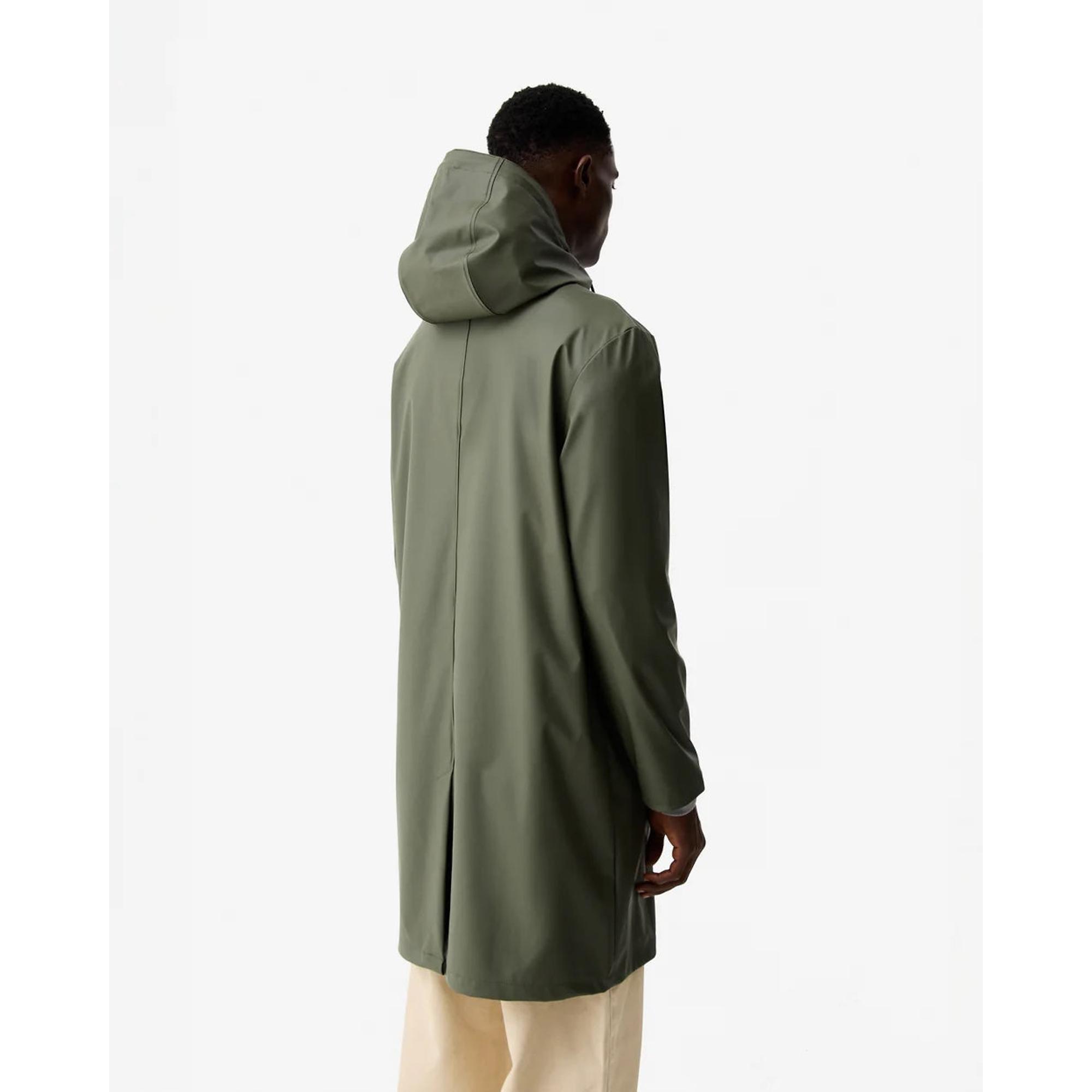 Product image 7 of 9 of Hunter Unisex Downpour Andrea Pu Rain Coat - Kambaba Green