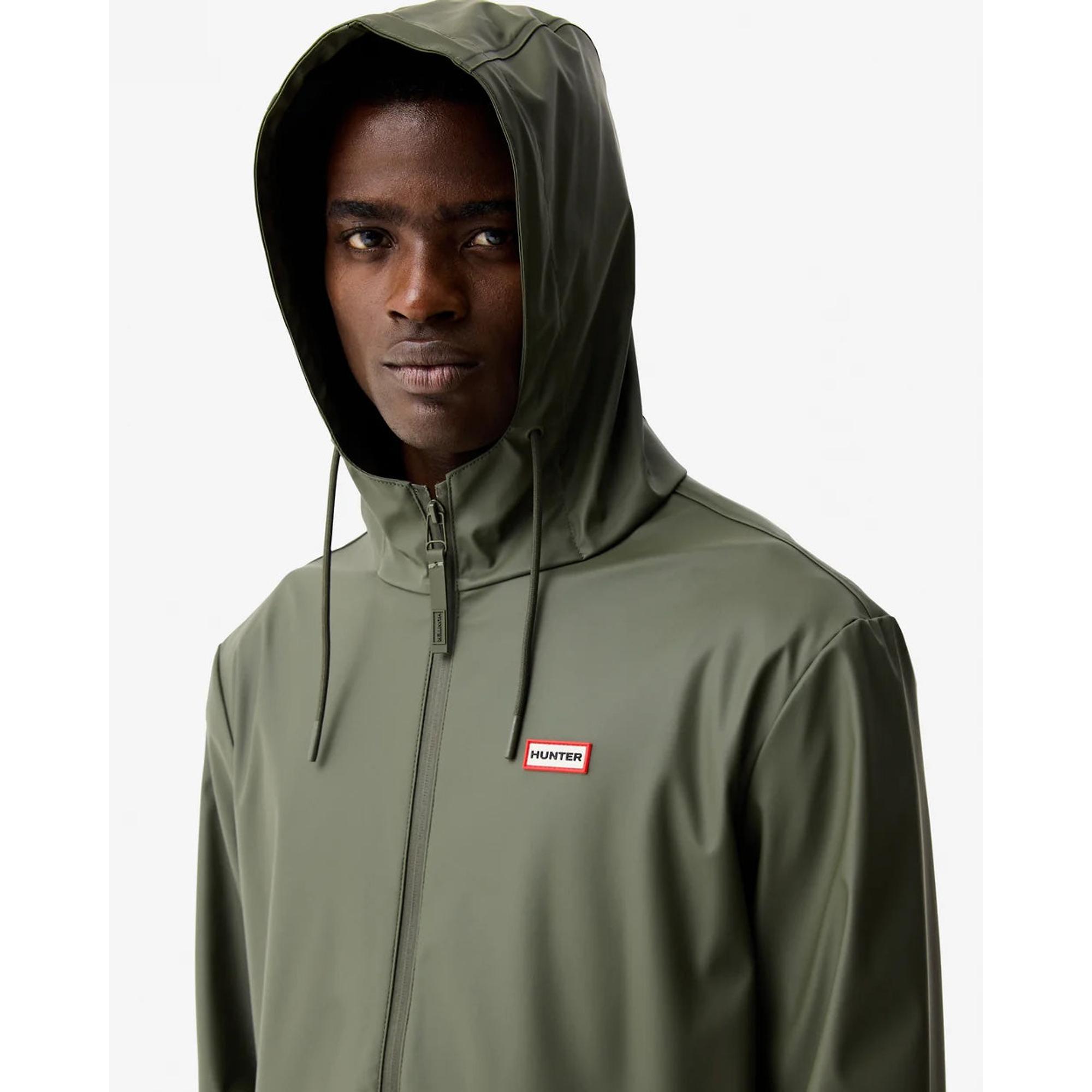 Product image 9 of 9 of Hunter Unisex Downpour Andrea Pu Rain Coat - Kambaba Green