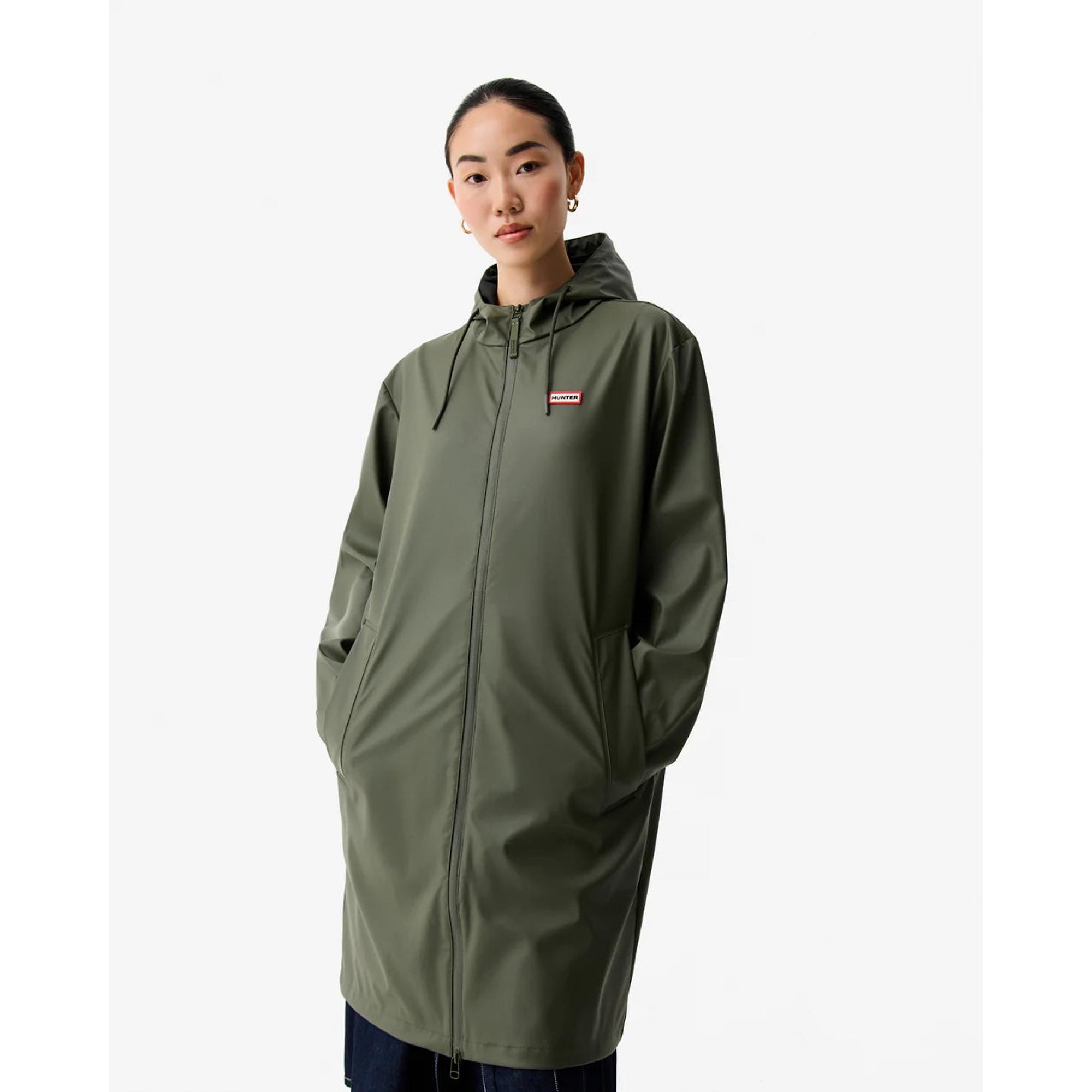 Product image 2 of 9 of Hunter Unisex Downpour Andrea Pu Rain Coat - Kambaba Green