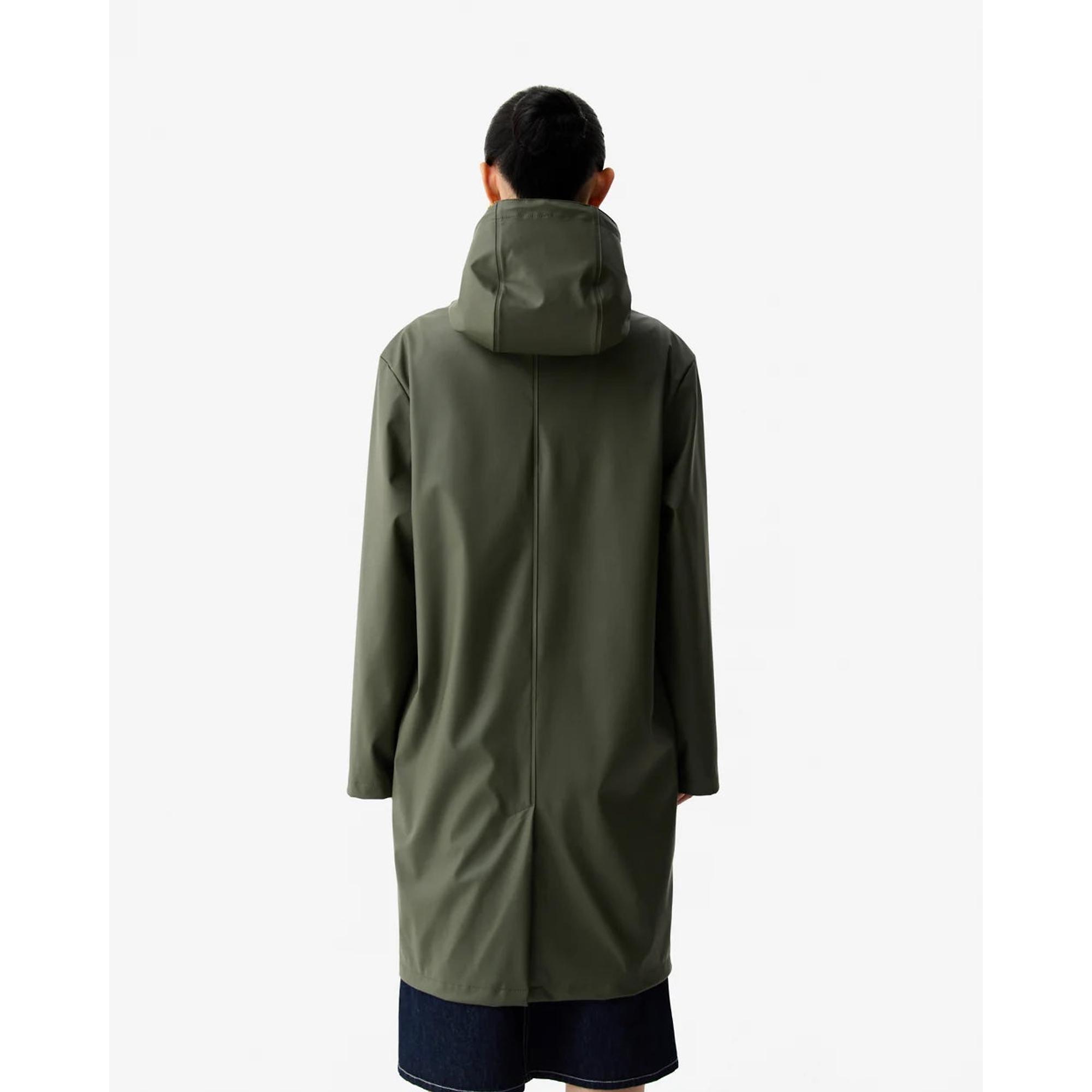 Product image 6 of 9 of Hunter Unisex Downpour Andrea Pu Rain Coat - Kambaba Green