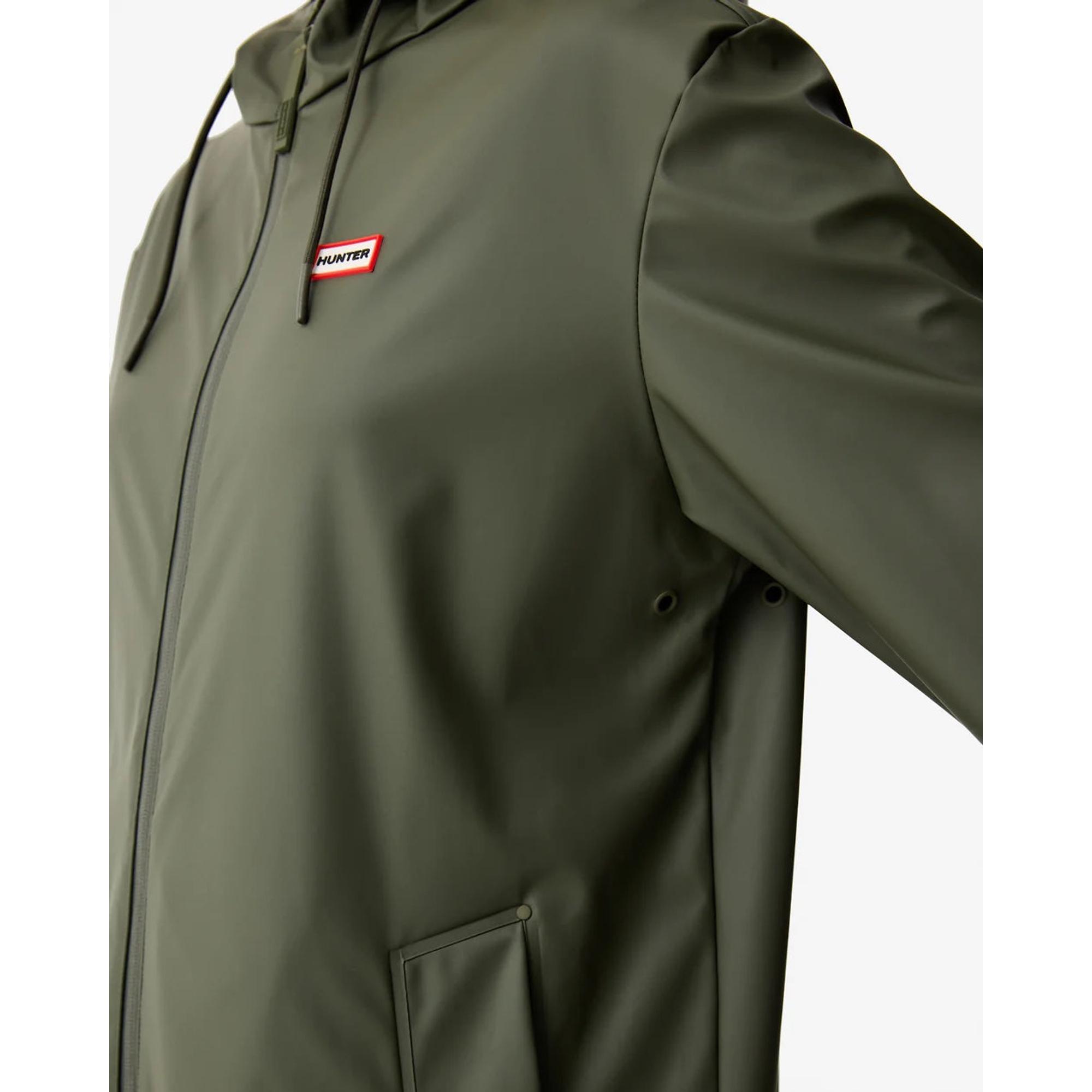 Product image 8 of 9 of Hunter Unisex Downpour Andrea Pu Rain Coat - Kambaba Green