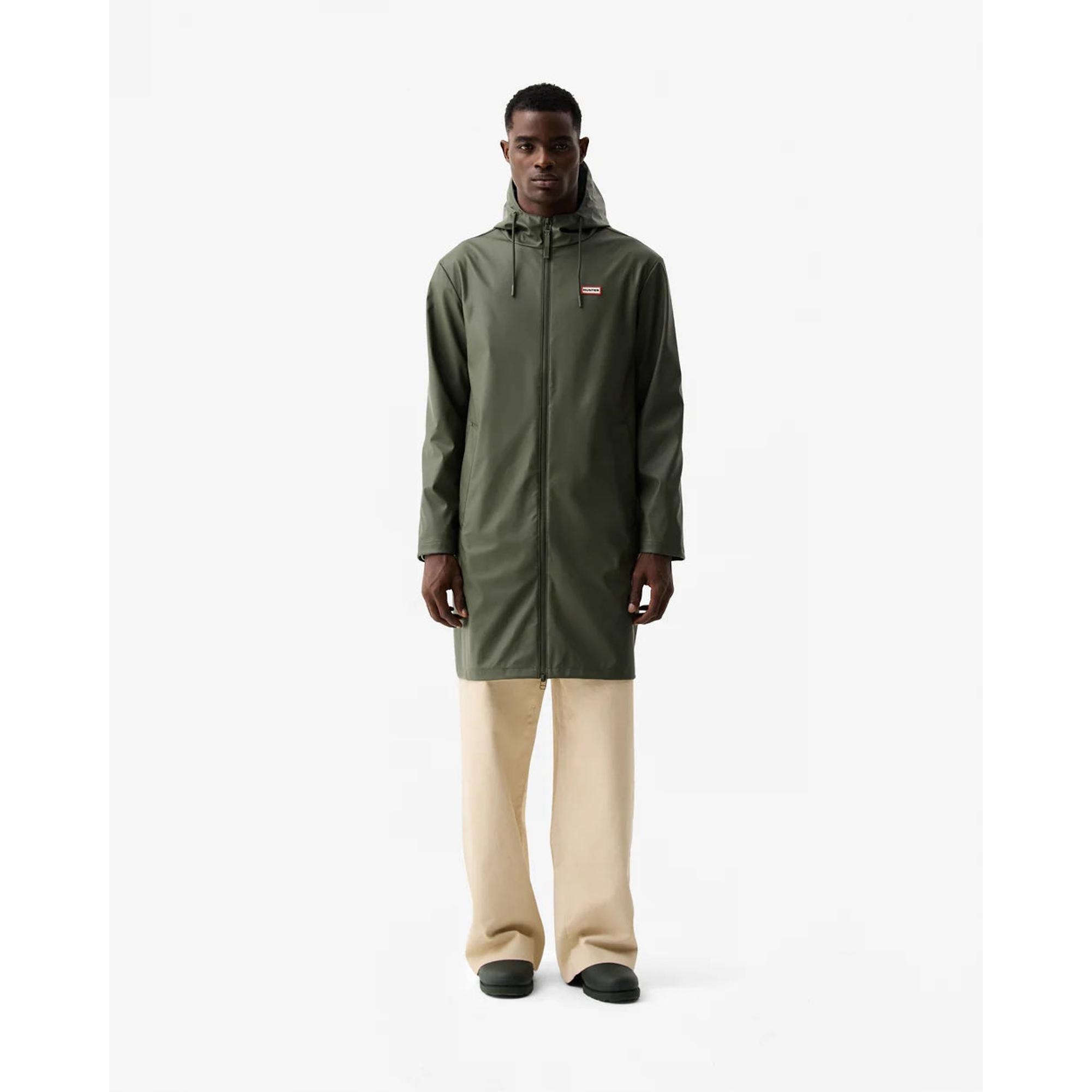 Product image 5 of 9 of Hunter Unisex Downpour Andrea Pu Rain Coat - Kambaba Green
