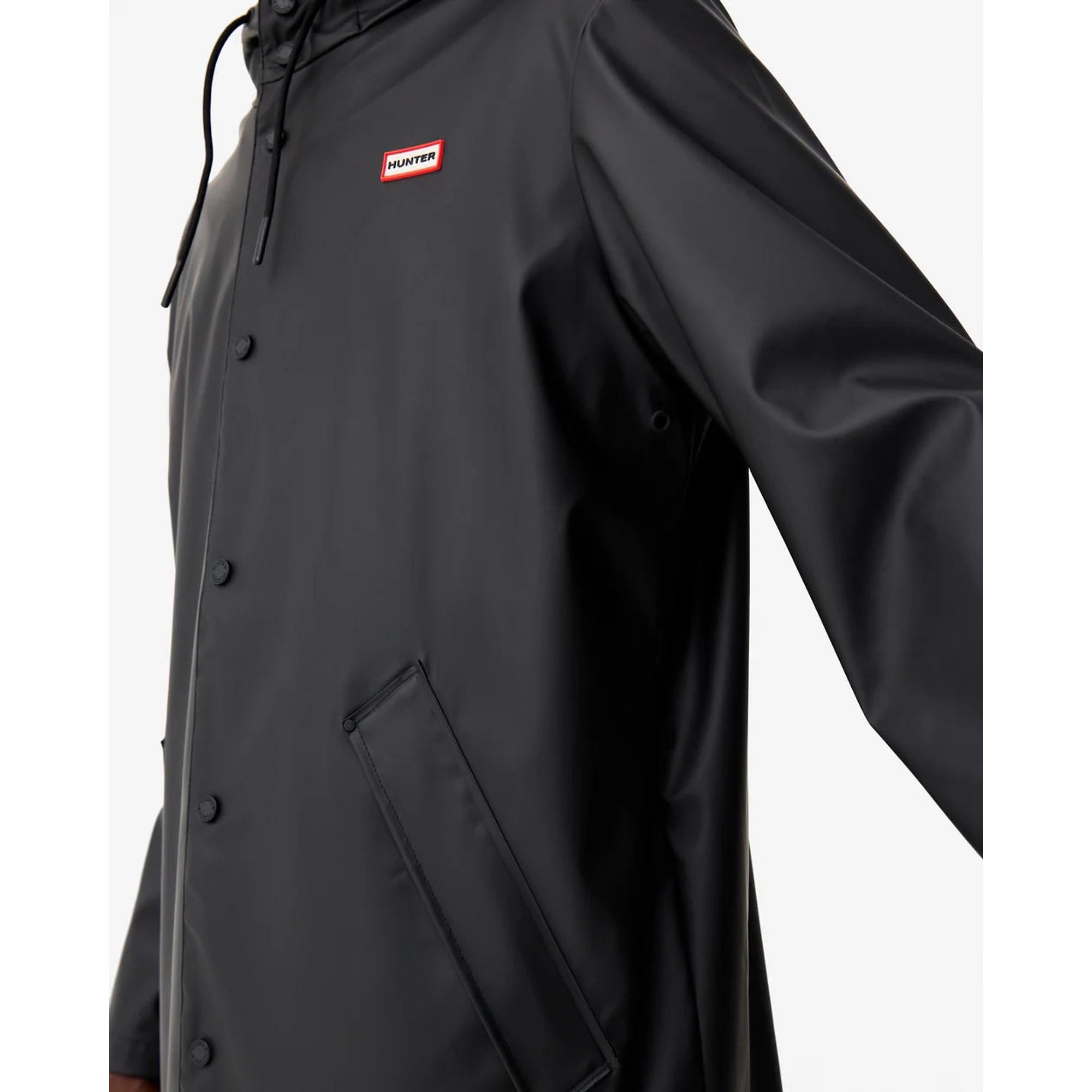 Product image 9 of 12 of Hunter Unisex Downpour Jo Pu Rain Parka - Black