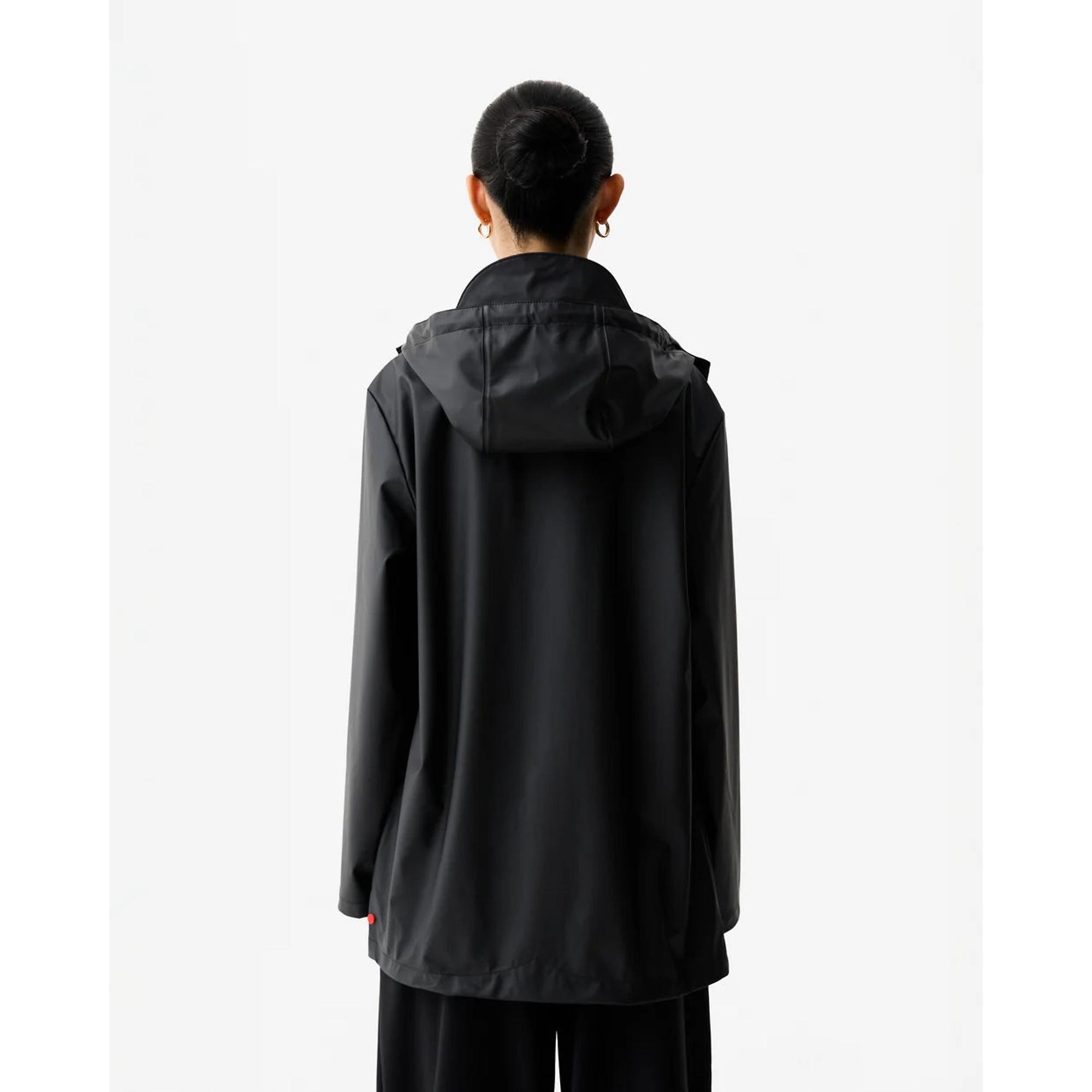 Product image 6 of 12 of Hunter Unisex Downpour Jo Pu Rain Parka - Black
