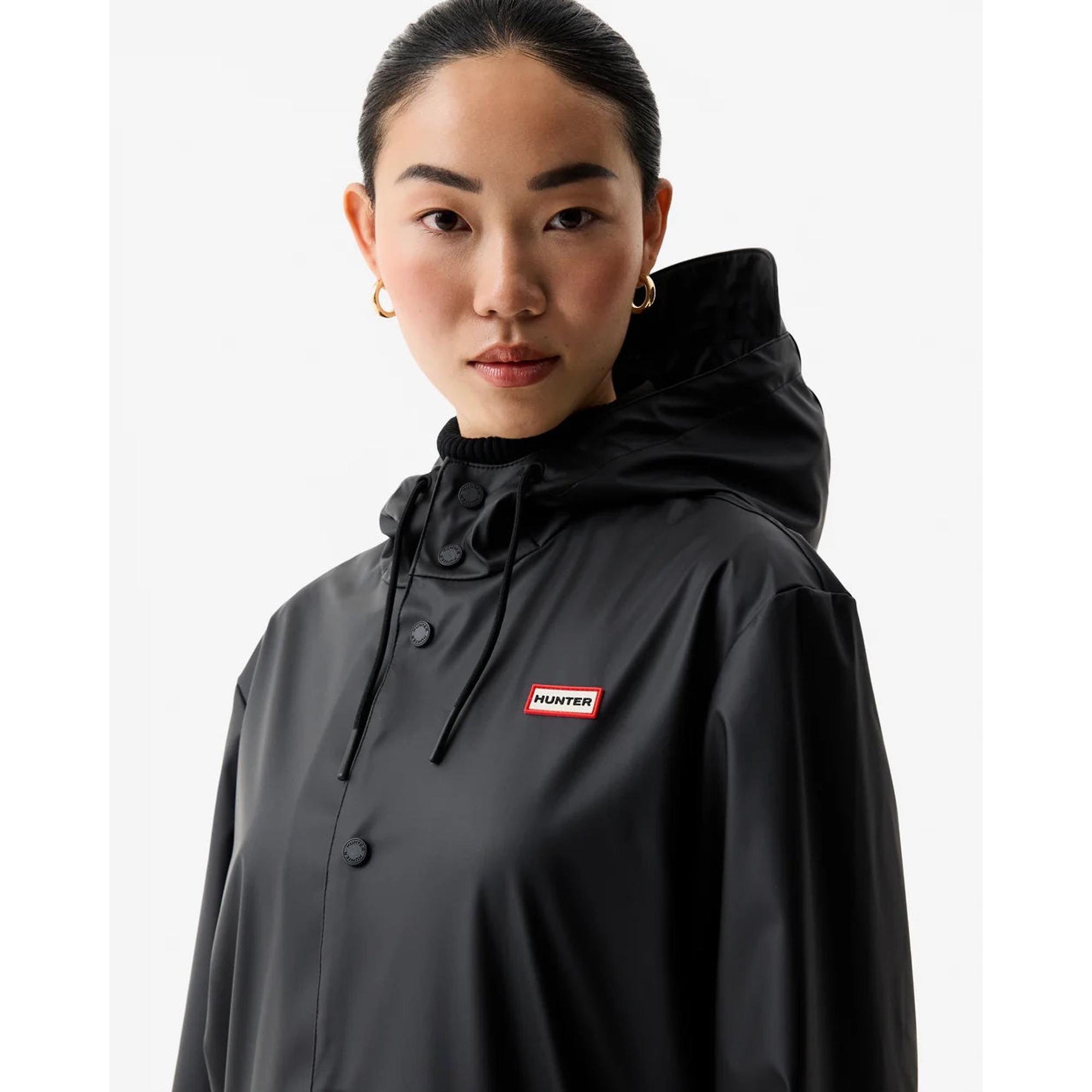 Product image 8 of 12 of Hunter Unisex Downpour Jo Pu Rain Parka - Black
