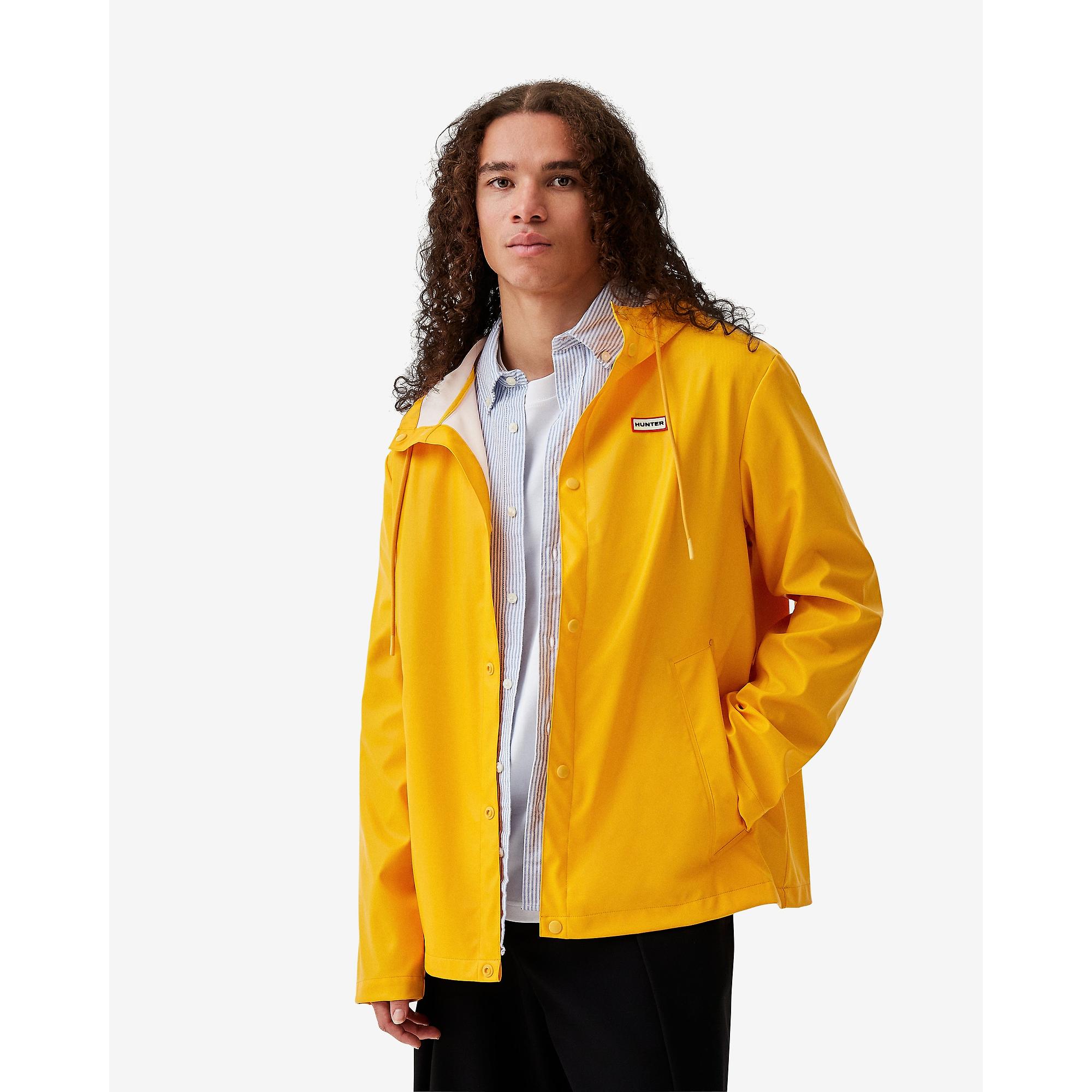 Product image 2 of 12 of Hunter Unisex Downpour Izzy Pu Hooded Jacket - Gold Fusion