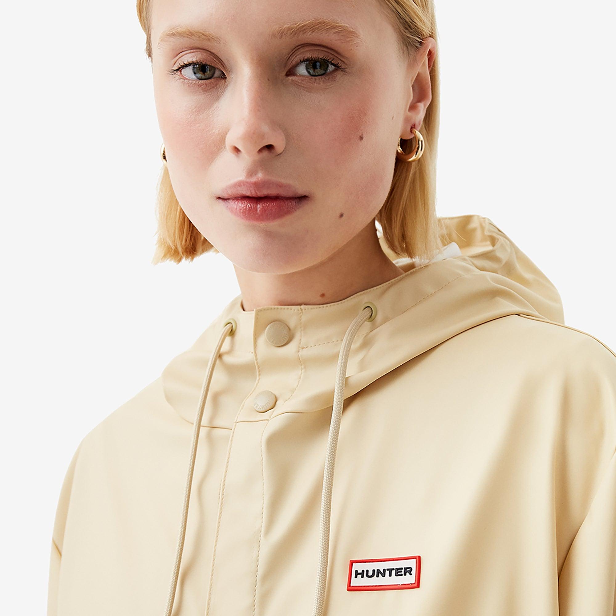 Product image 5 of 8 of Hunter Unisex Downpour Izzy Pu Hooded Jacket - Gravel
