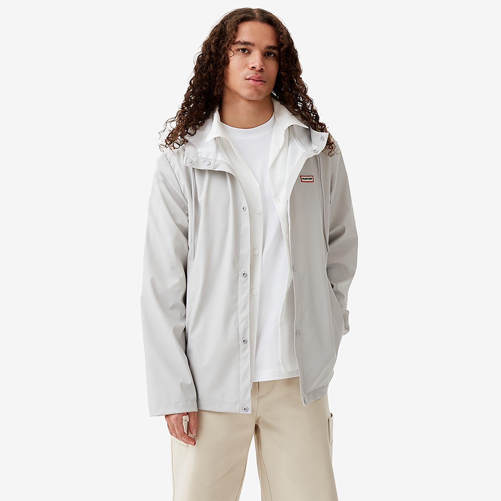 Product image 2 of 8 of Hunter Unisex Downpour Izzy Pu Hooded Jacket - Microchip