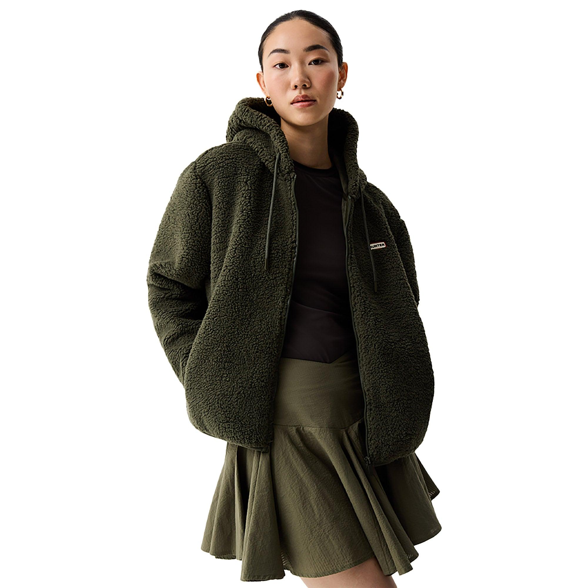 Product image 1 of 6 of Hunter Women's Bonelle Borg Fleece Hoodie Jacket - Kambaba