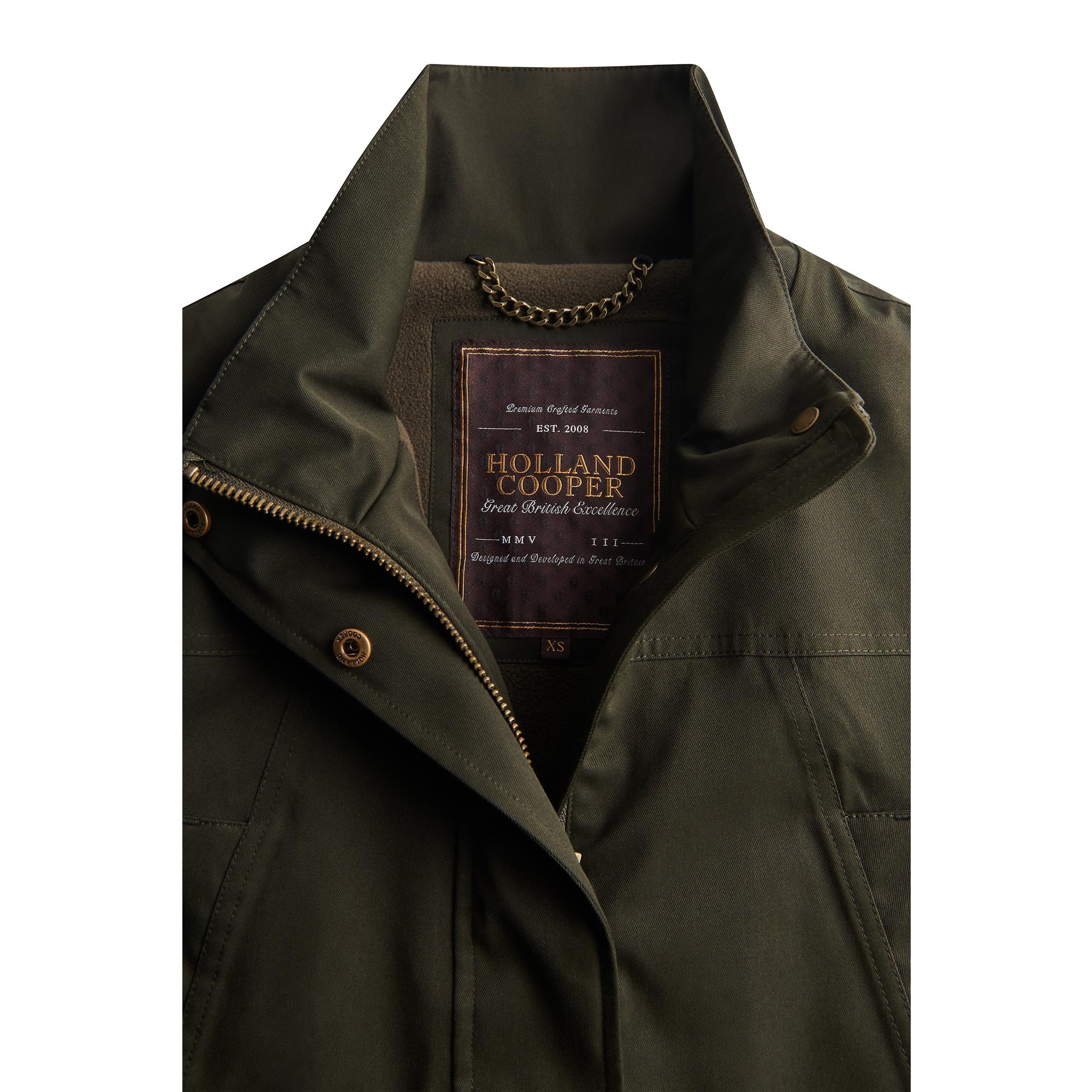 Product image 8 of 10 of Holland Cooper Women's Bramwell Country Coat - Khaki
