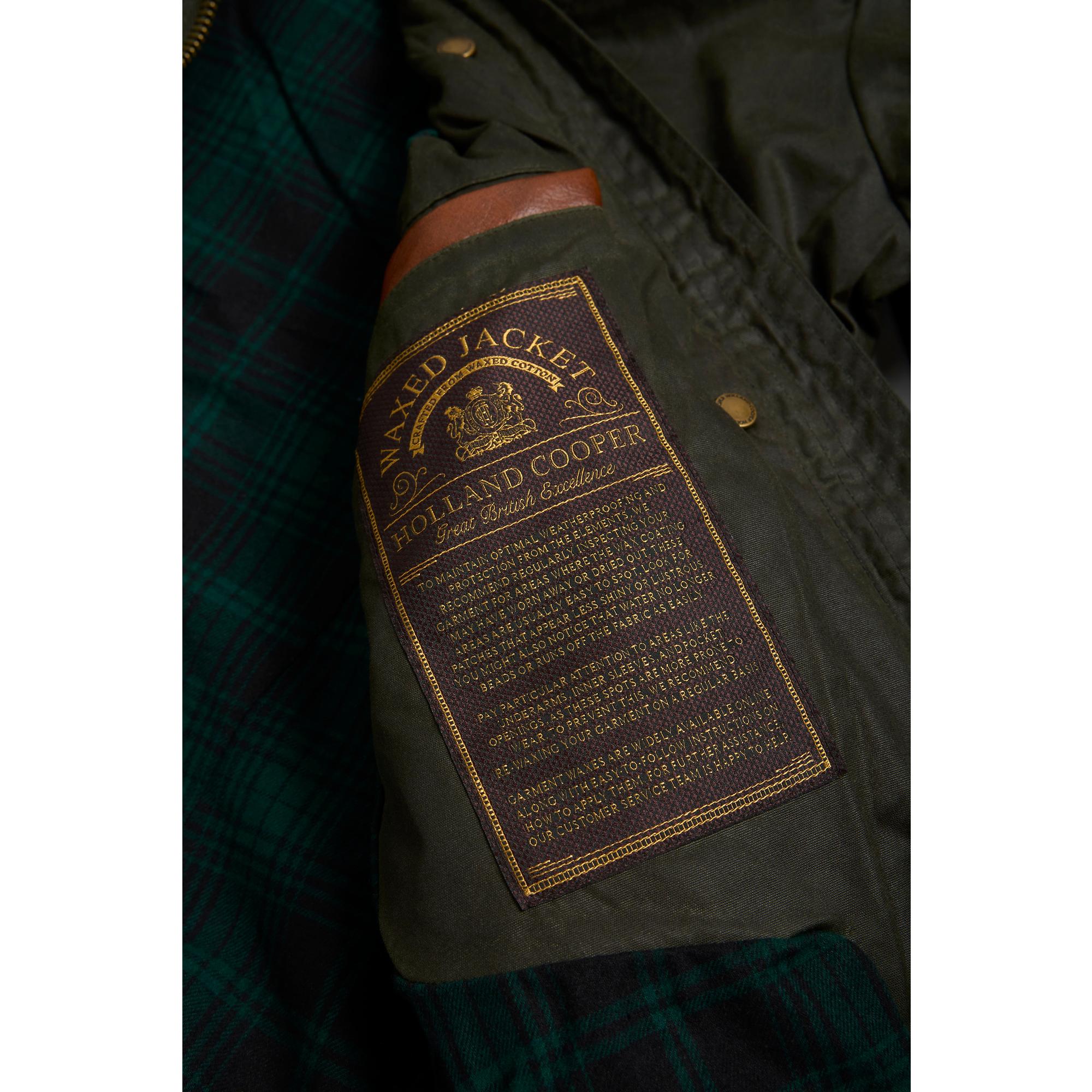 Product image 11 of 11 of Holland Cooper Women's Classic Waxed Jacket - Dark Olive